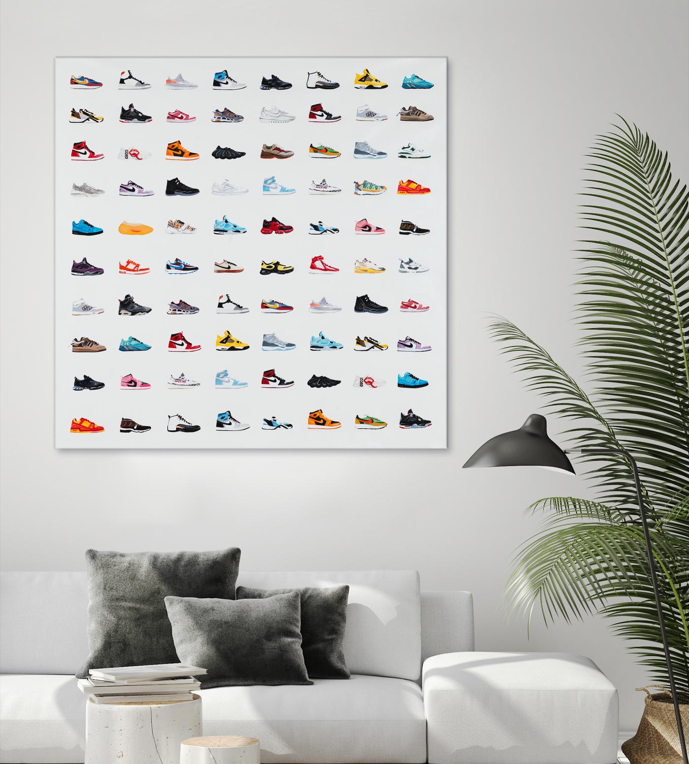 Life Is Short Buy The Shoes by Daleno Art on GIANT ART - orange digital pop