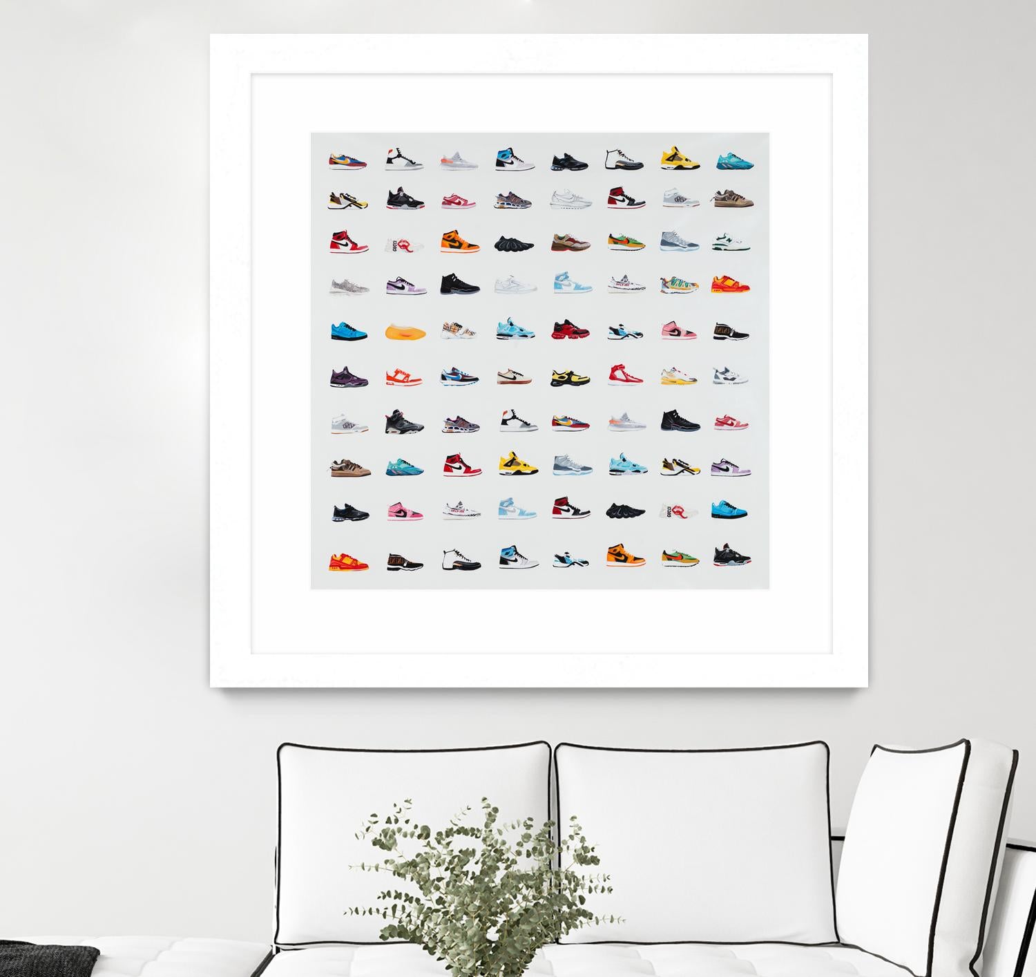 Life Is Short Buy The Shoes by Daleno Art on GIANT ART - orange digital pop