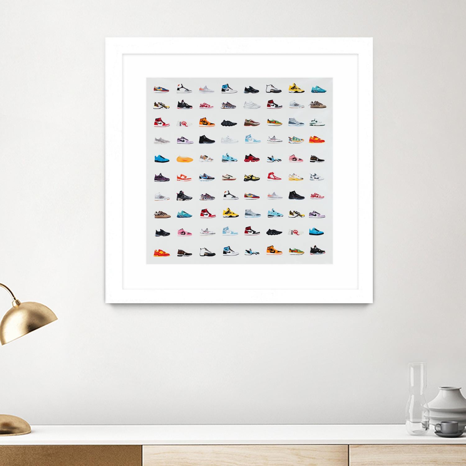 Life Is Short Buy The Shoes by Daleno Art on GIANT ART - orange digital pop