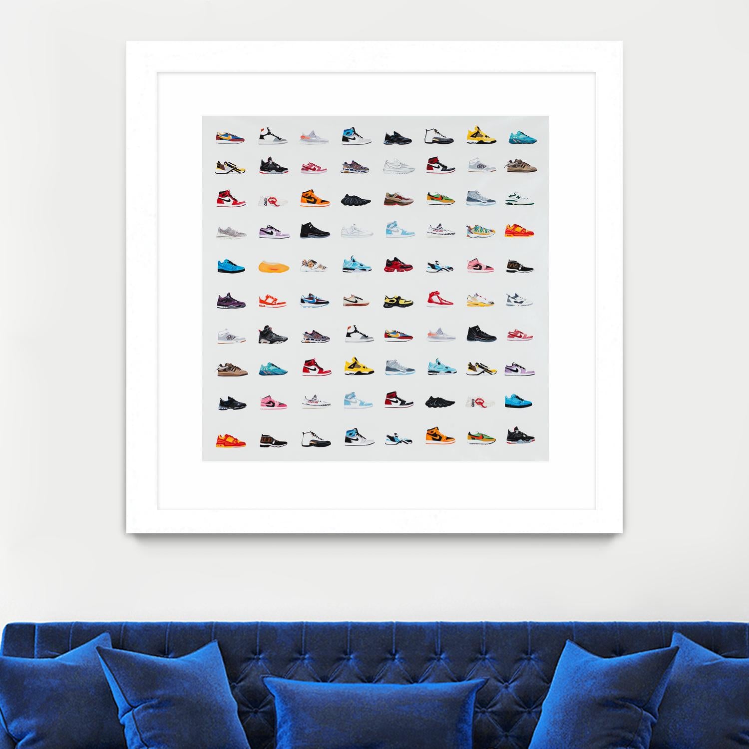 Life Is Short Buy The Shoes by Daleno Art on GIANT ART - orange digital pop