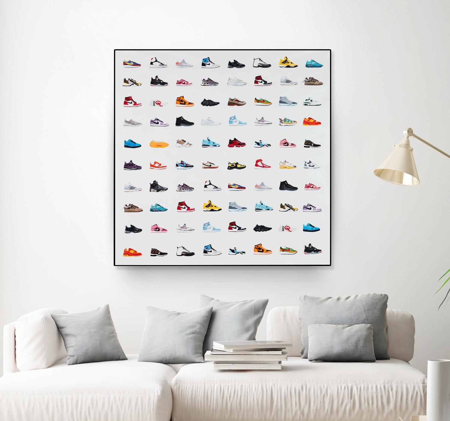 Life Is Short Buy The Shoes by Daleno Art on GIANT ART - orange digital pop