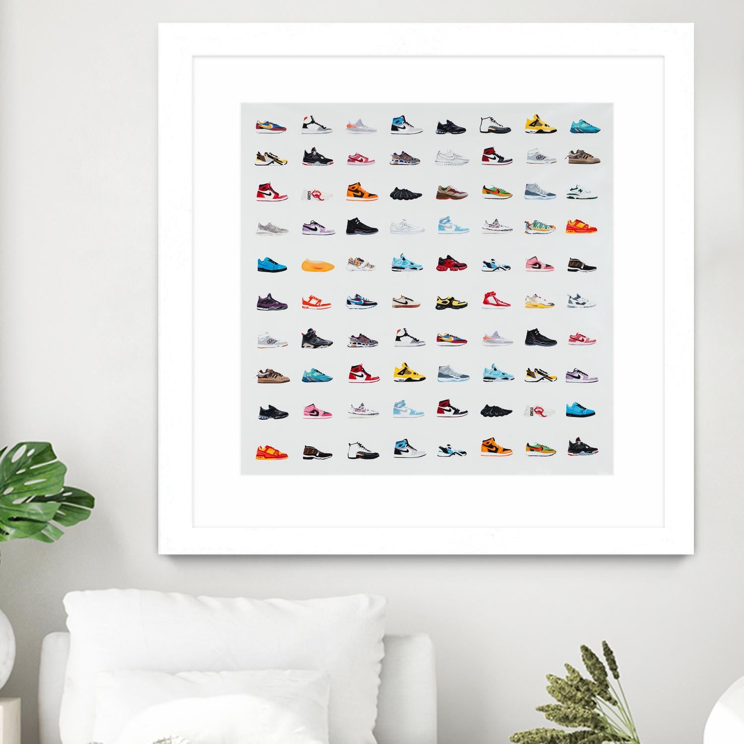 Life Is Short Buy The Shoes by Daleno Art on GIANT ART - orange digital pop