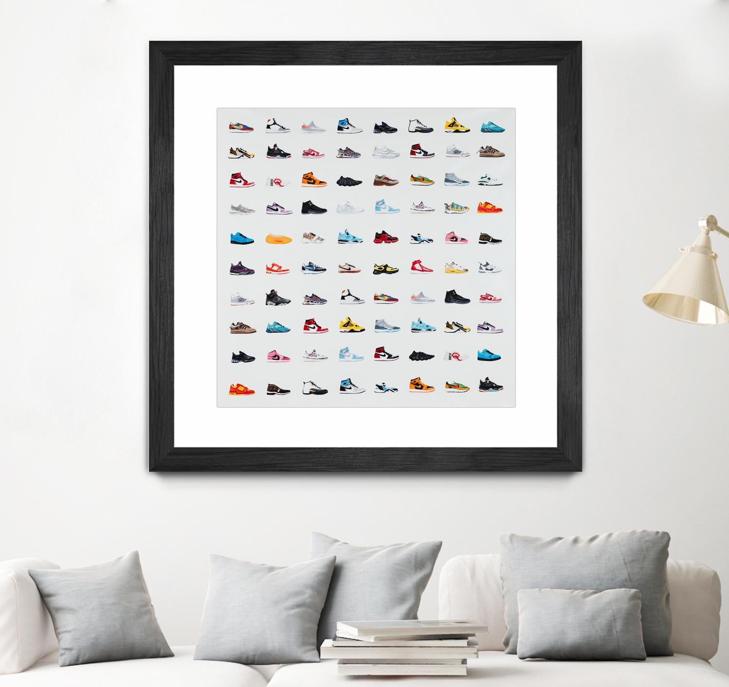 Life Is Short Buy The Shoes by Daleno Art on GIANT ART - orange digital pop