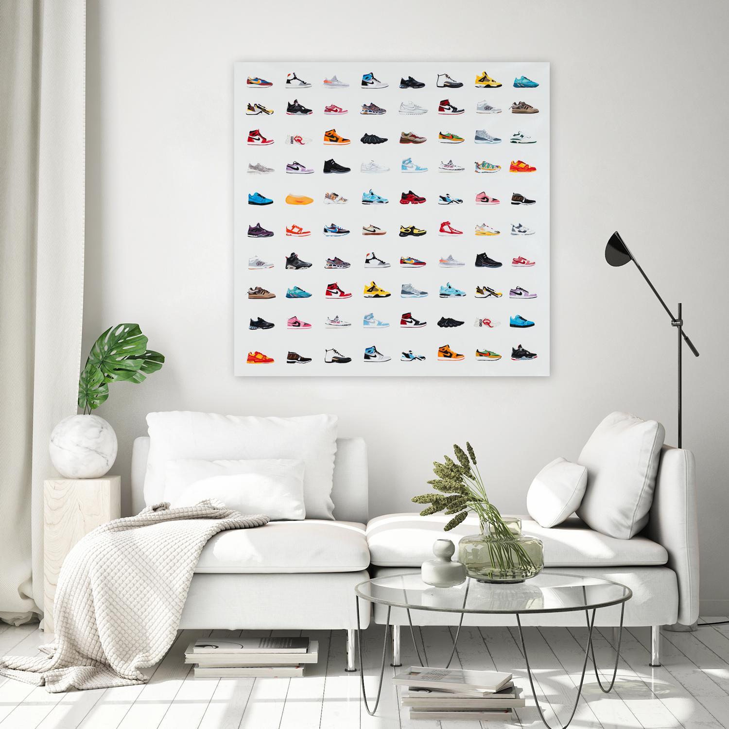Life Is Short Buy The Shoes by Daleno Art on GIANT ART - orange digital pop