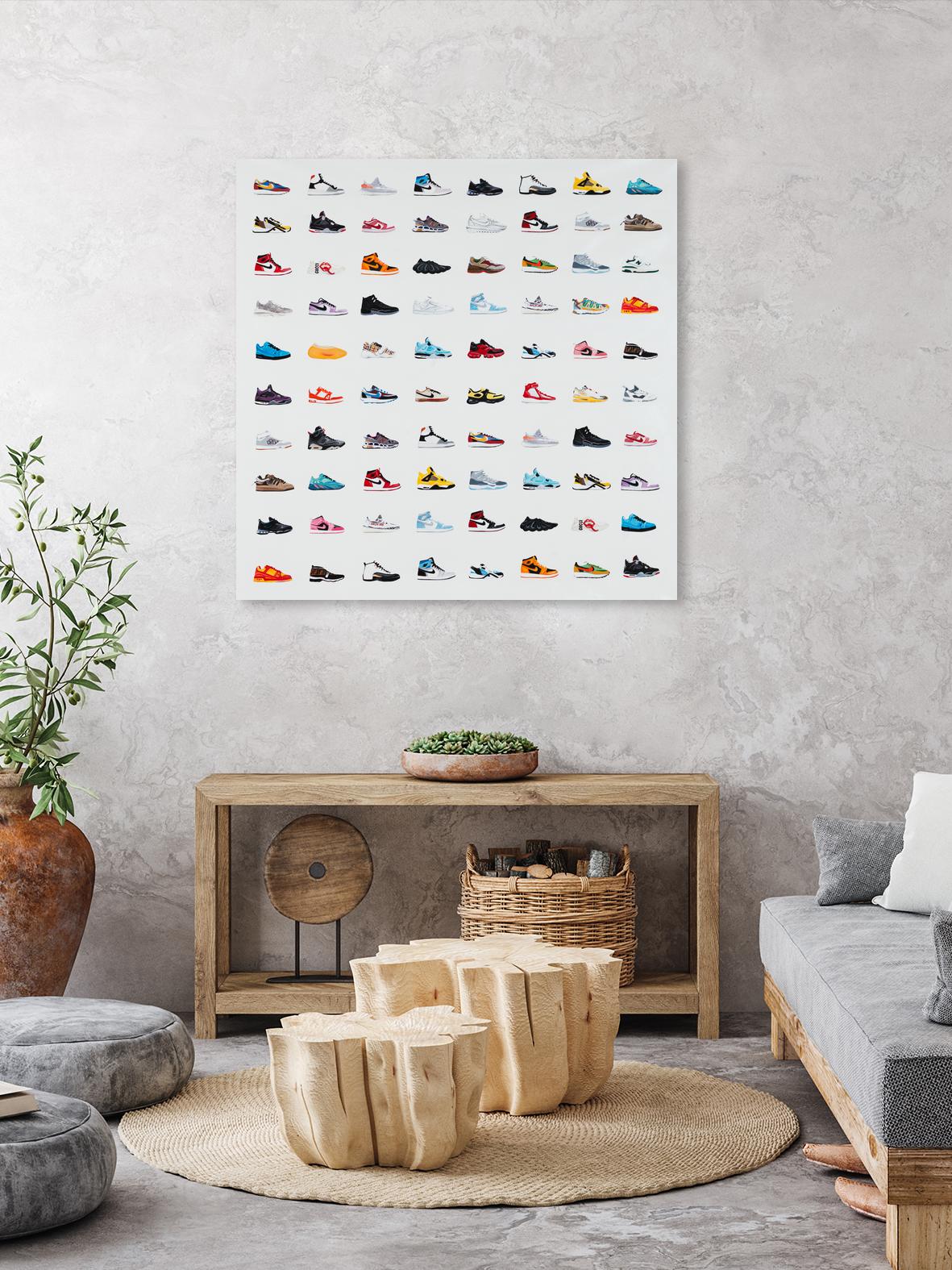 Life Is Short Buy The Shoes by Daleno Art on GIANT ART - orange digital pop