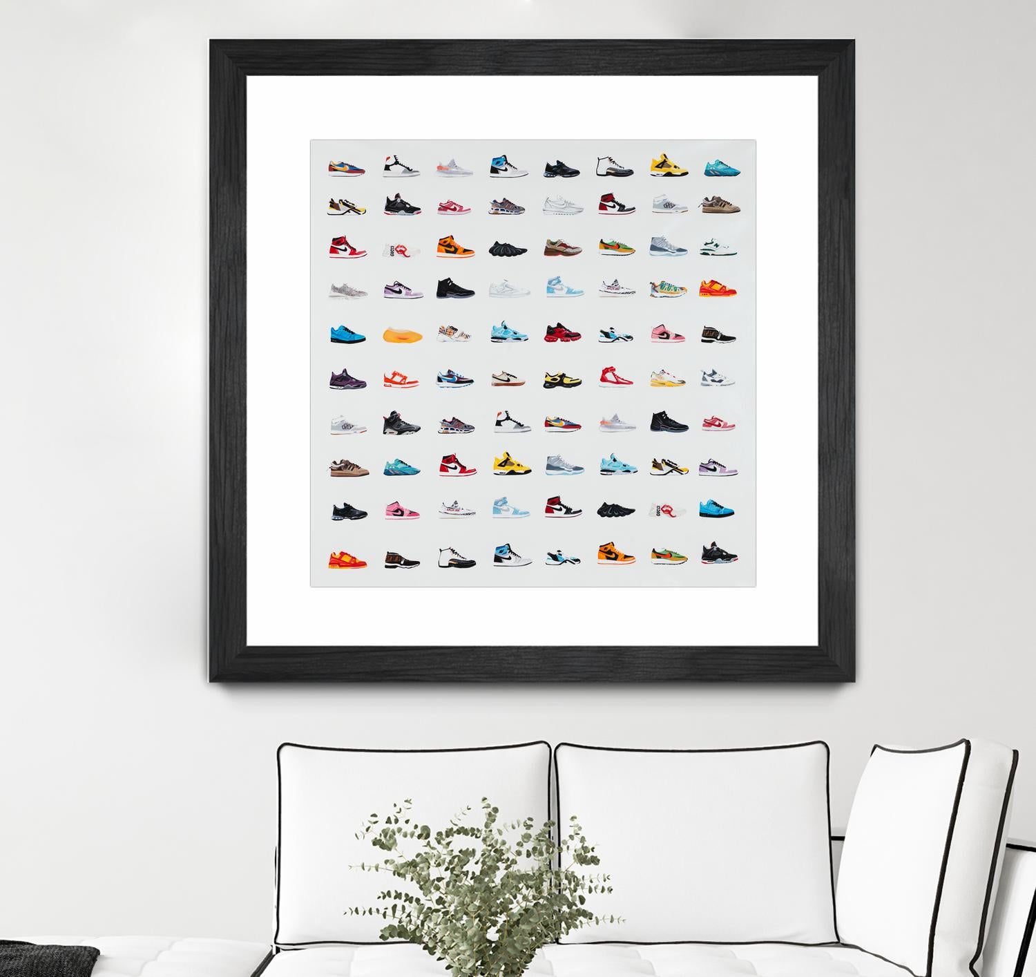 Life Is Short Buy The Shoes by Daleno Art on GIANT ART - orange digital pop