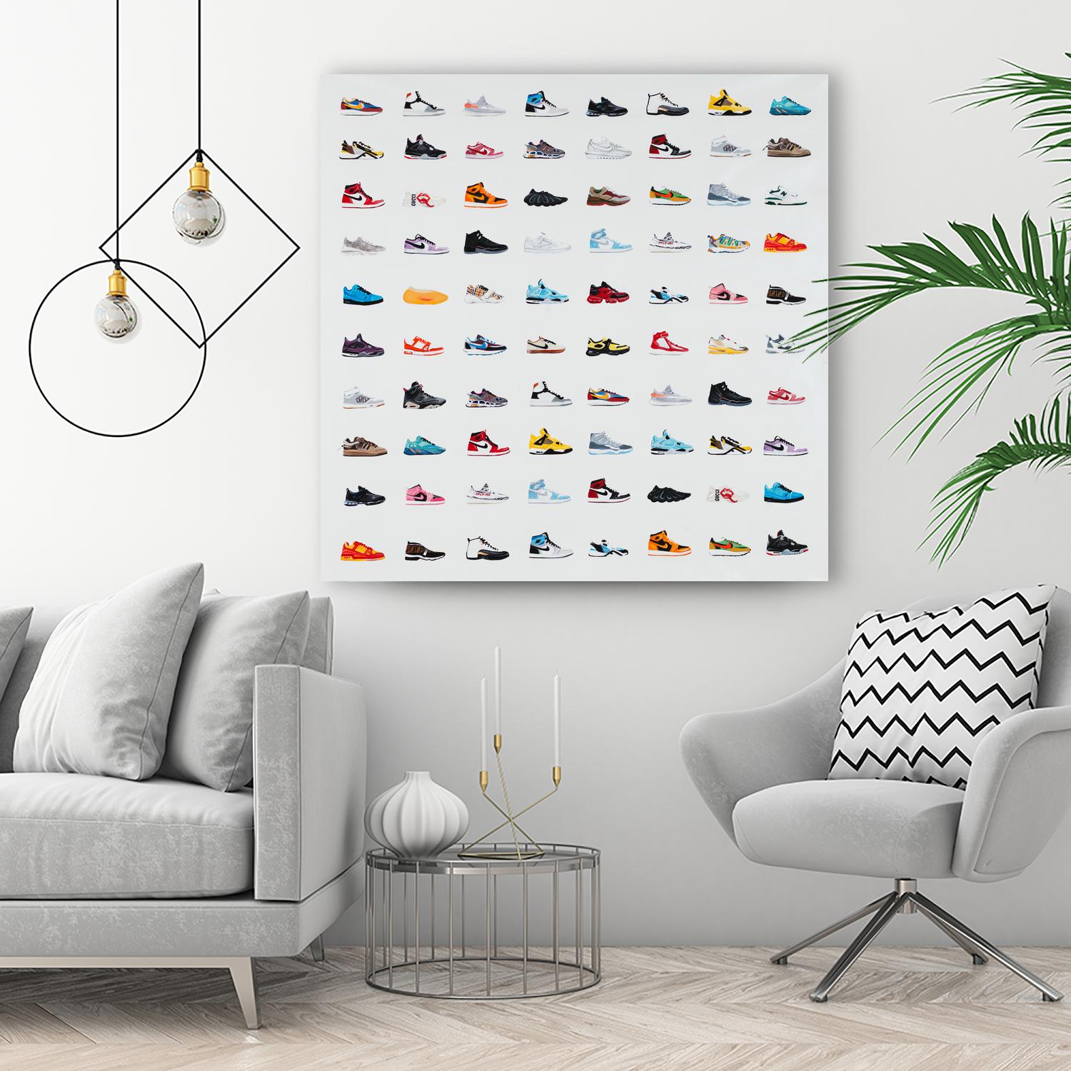 Life Is Short Buy The Shoes by Daleno Art on GIANT ART - orange digital pop