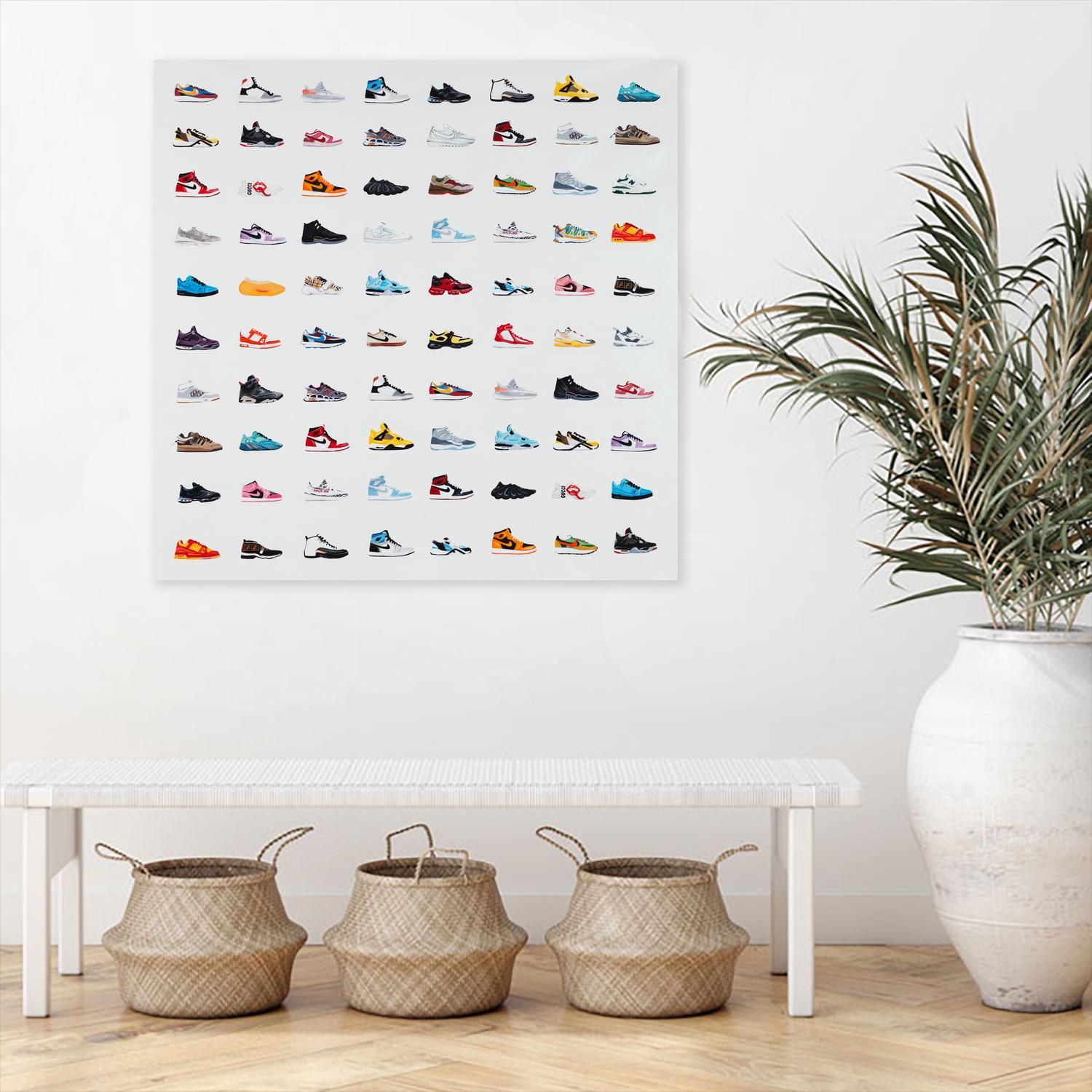 Life Is Short Buy The Shoes by Daleno Art on GIANT ART - orange digital pop