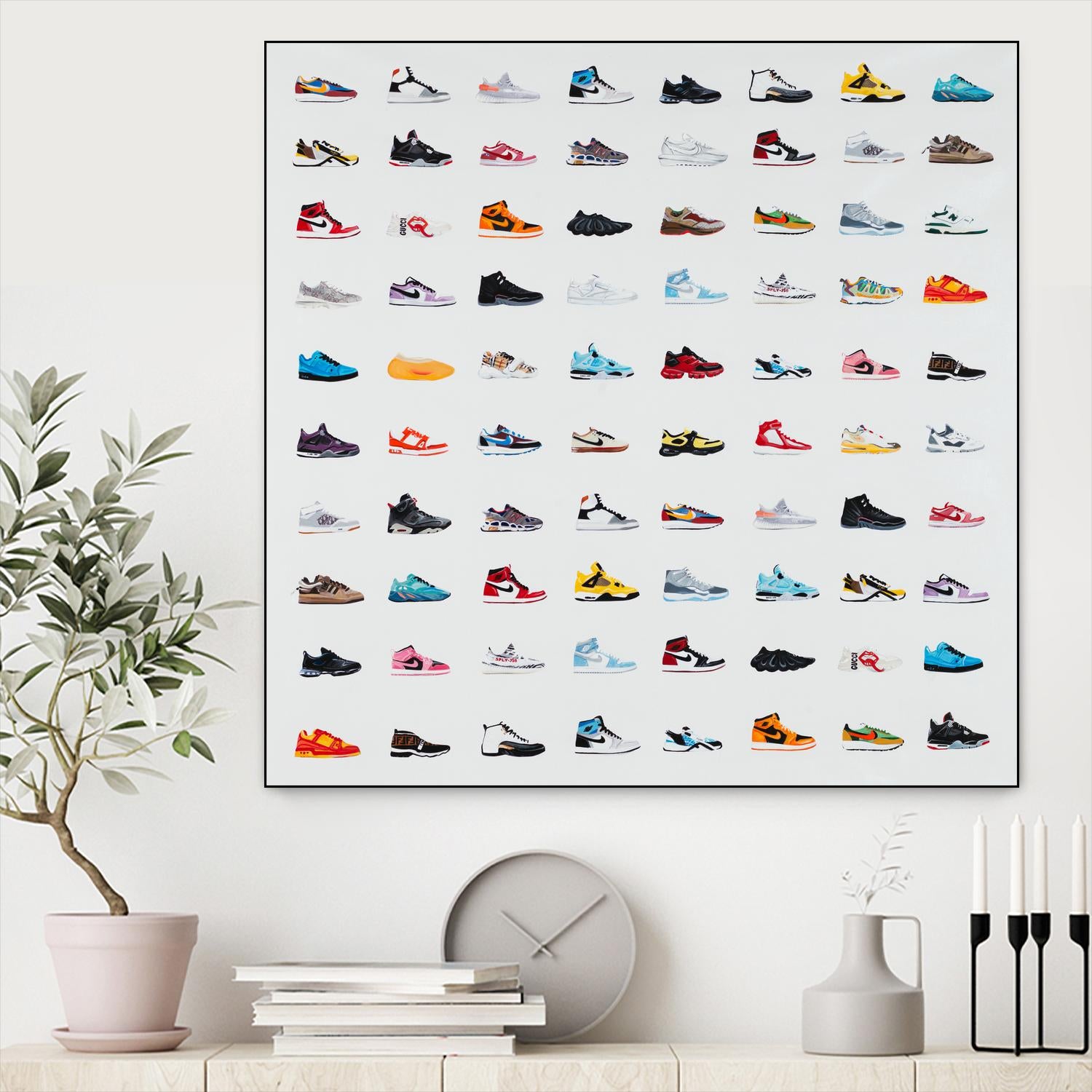 Life Is Short Buy The Shoes by Daleno Art on GIANT ART - orange digital pop