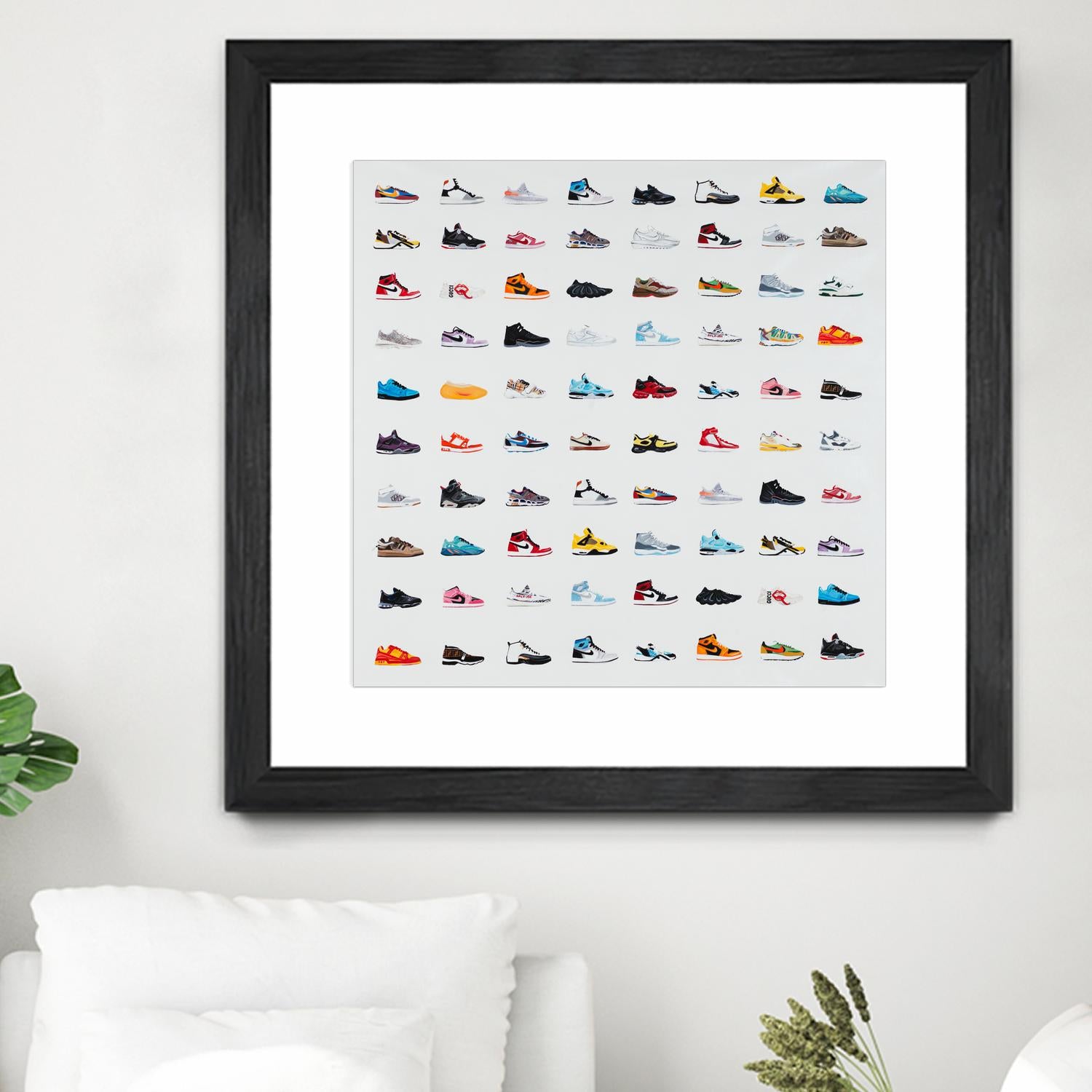 Life Is Short Buy The Shoes by Daleno Art on GIANT ART - orange digital pop