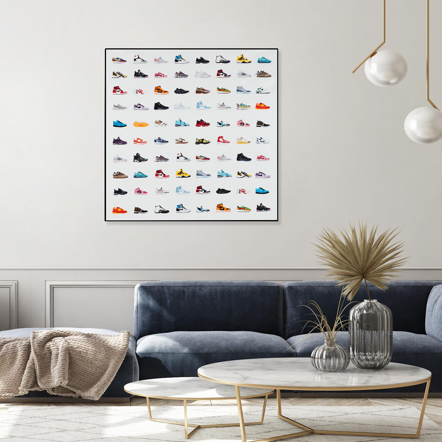 Life Is Short Buy The Shoes by Daleno Art on GIANT ART - orange digital pop
