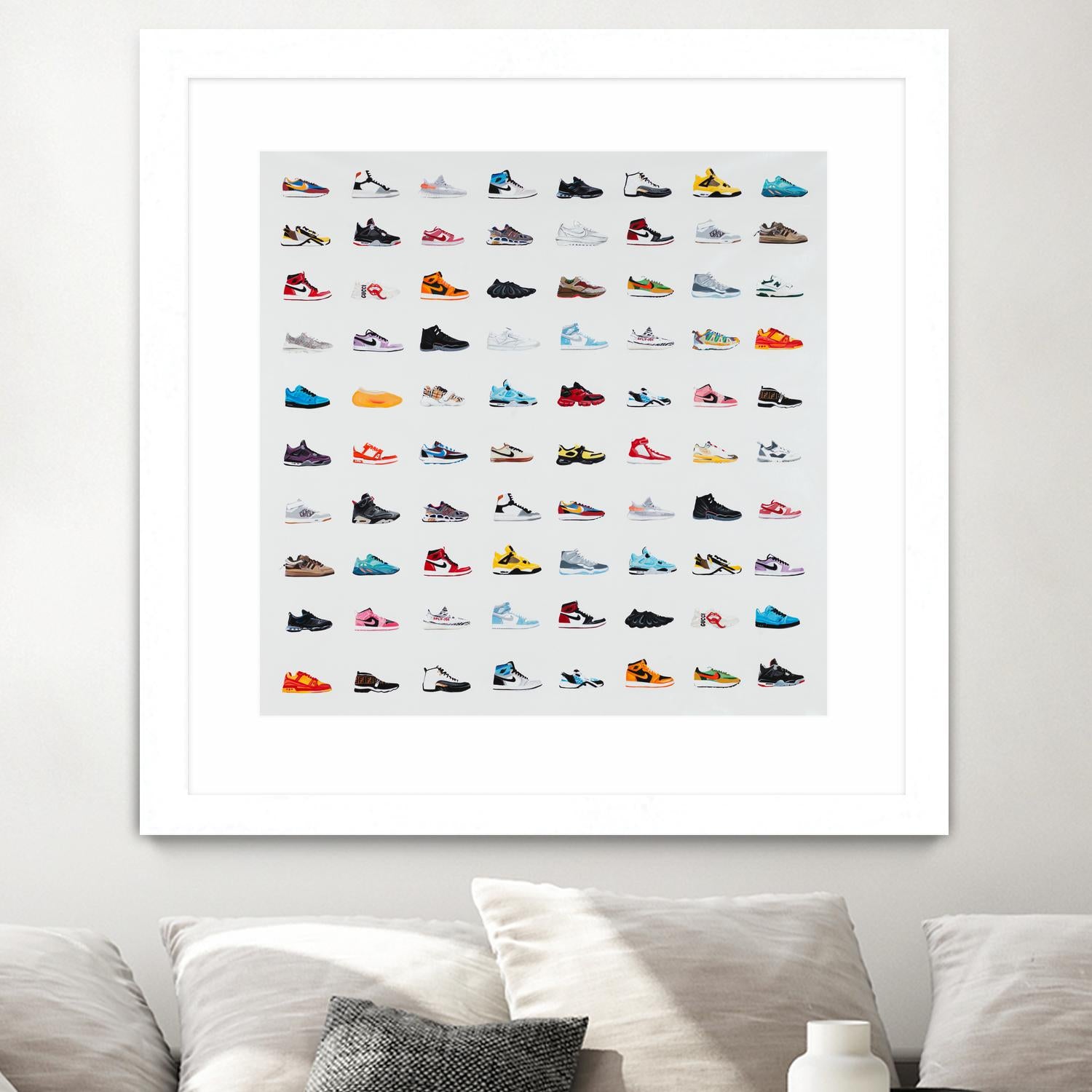 Life Is Short Buy The Shoes by Daleno Art on GIANT ART - orange digital pop