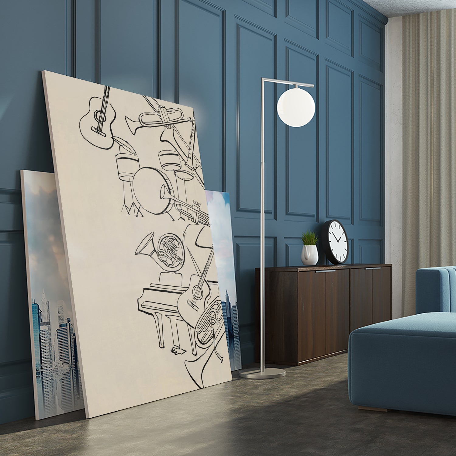 The Family Musician by Daleno Art on GIANT ART - abstract