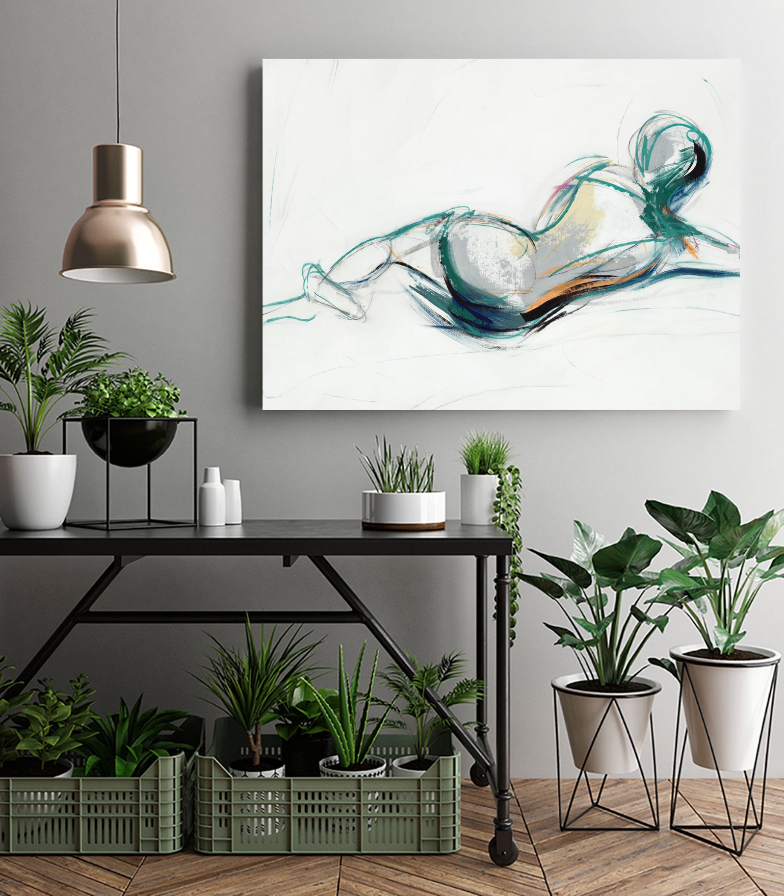 Lets Have a Talk IV by Daleno Art on GIANT ART - abstract