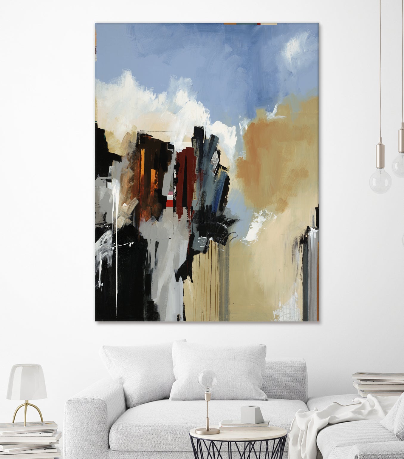 Lost City by Daleno Art on GIANT ART - blue abstract