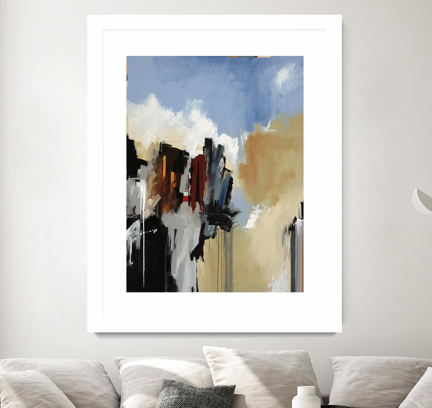 Lost City by Daleno Art on GIANT ART - blue abstract