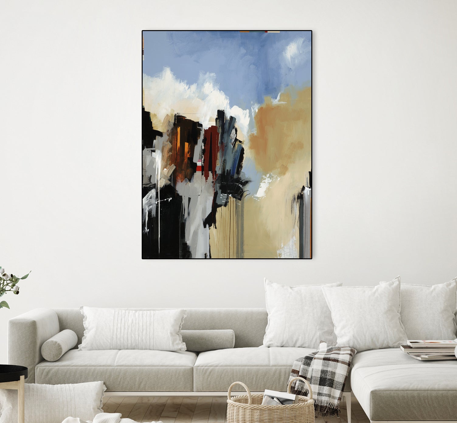 Lost City by Daleno Art on GIANT ART - blue abstract