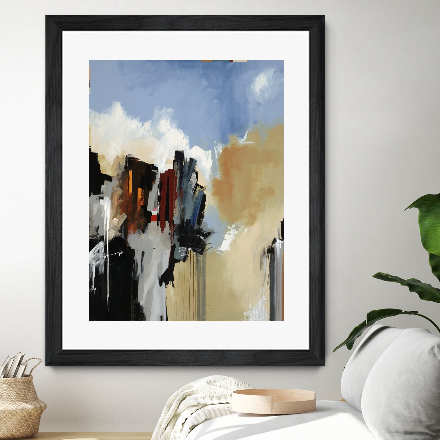 Lost City by Daleno Art on GIANT ART - blue abstract