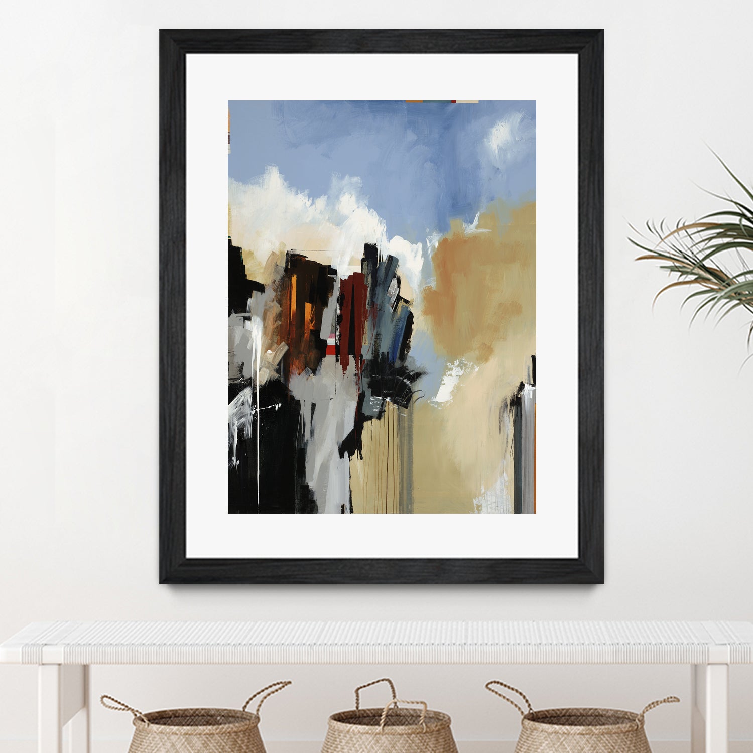 Lost City by Daleno Art on GIANT ART - blue abstract