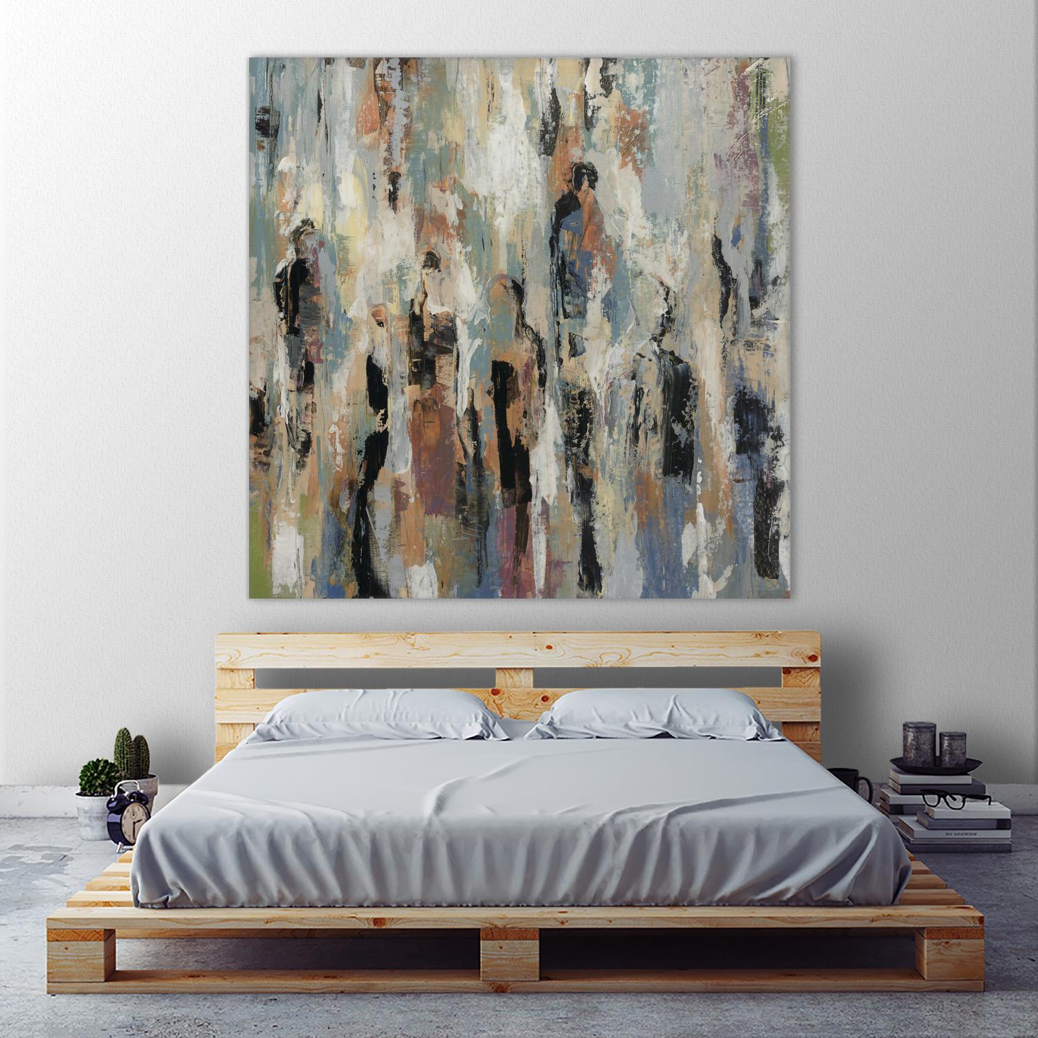 Its Five Oclock by Daleno Art on GIANT ART - green abstract