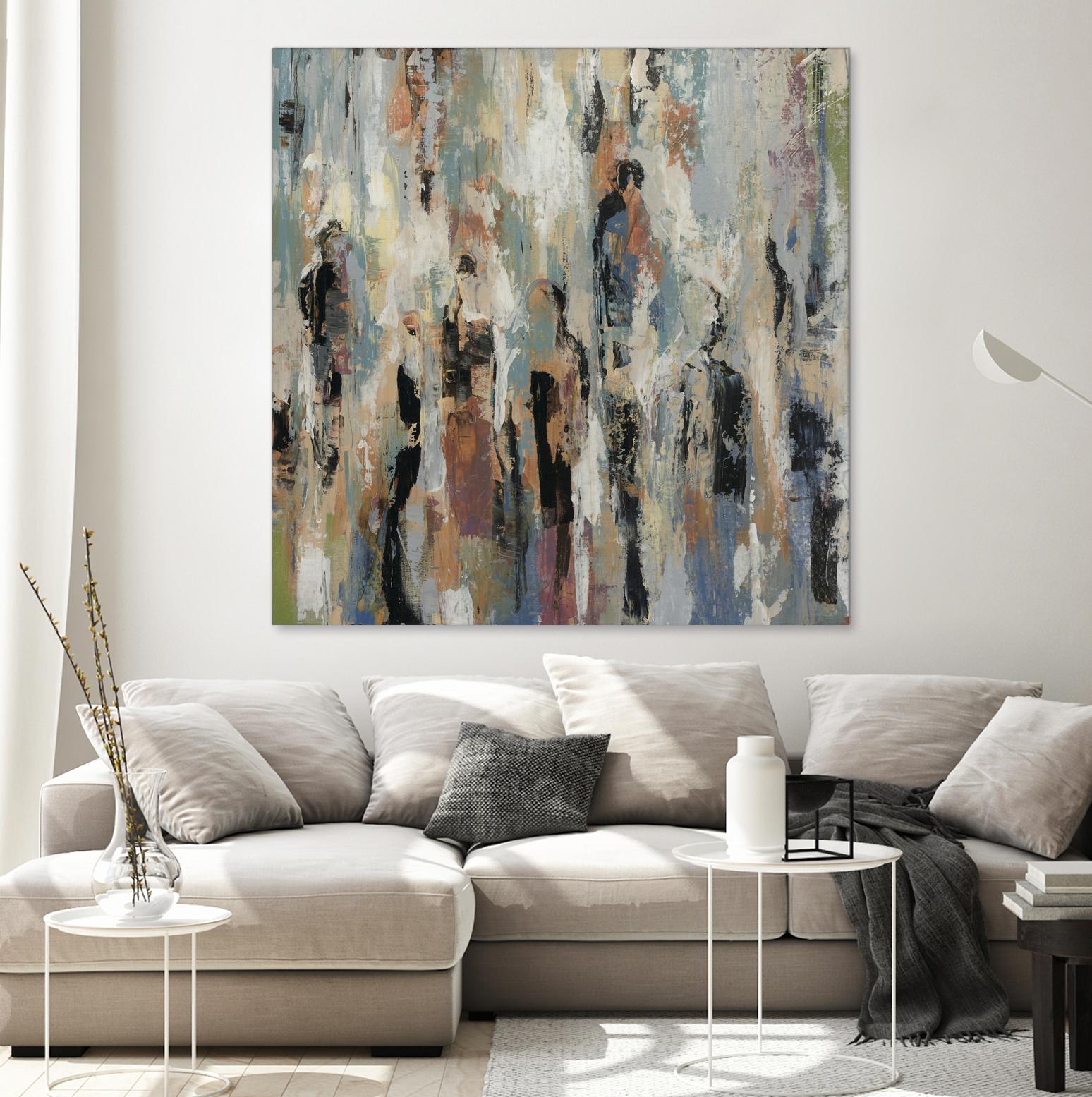 Its Five Oclock by Daleno Art on GIANT ART - green abstract