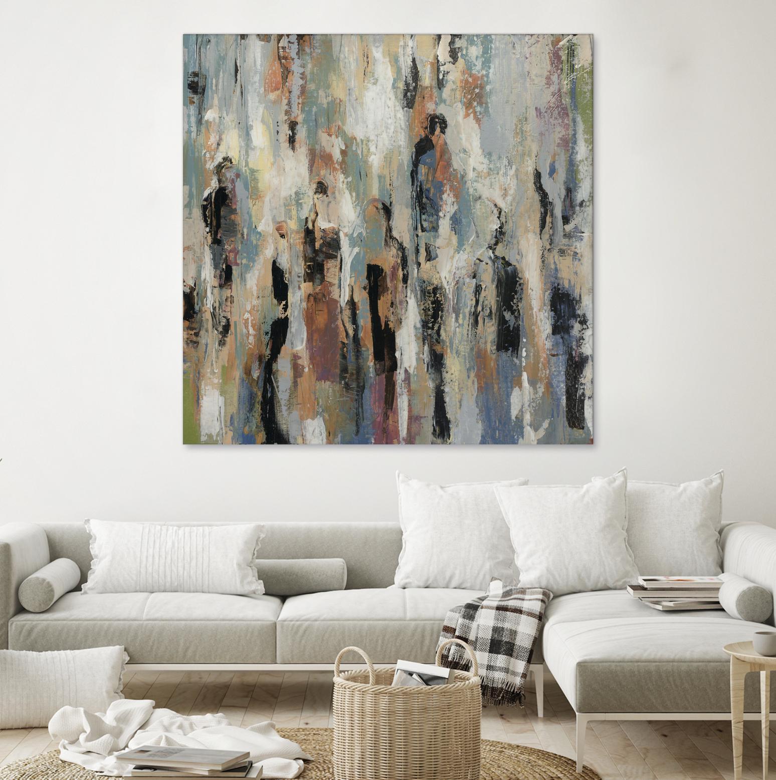 Its Five Oclock by Daleno Art on GIANT ART - green abstract