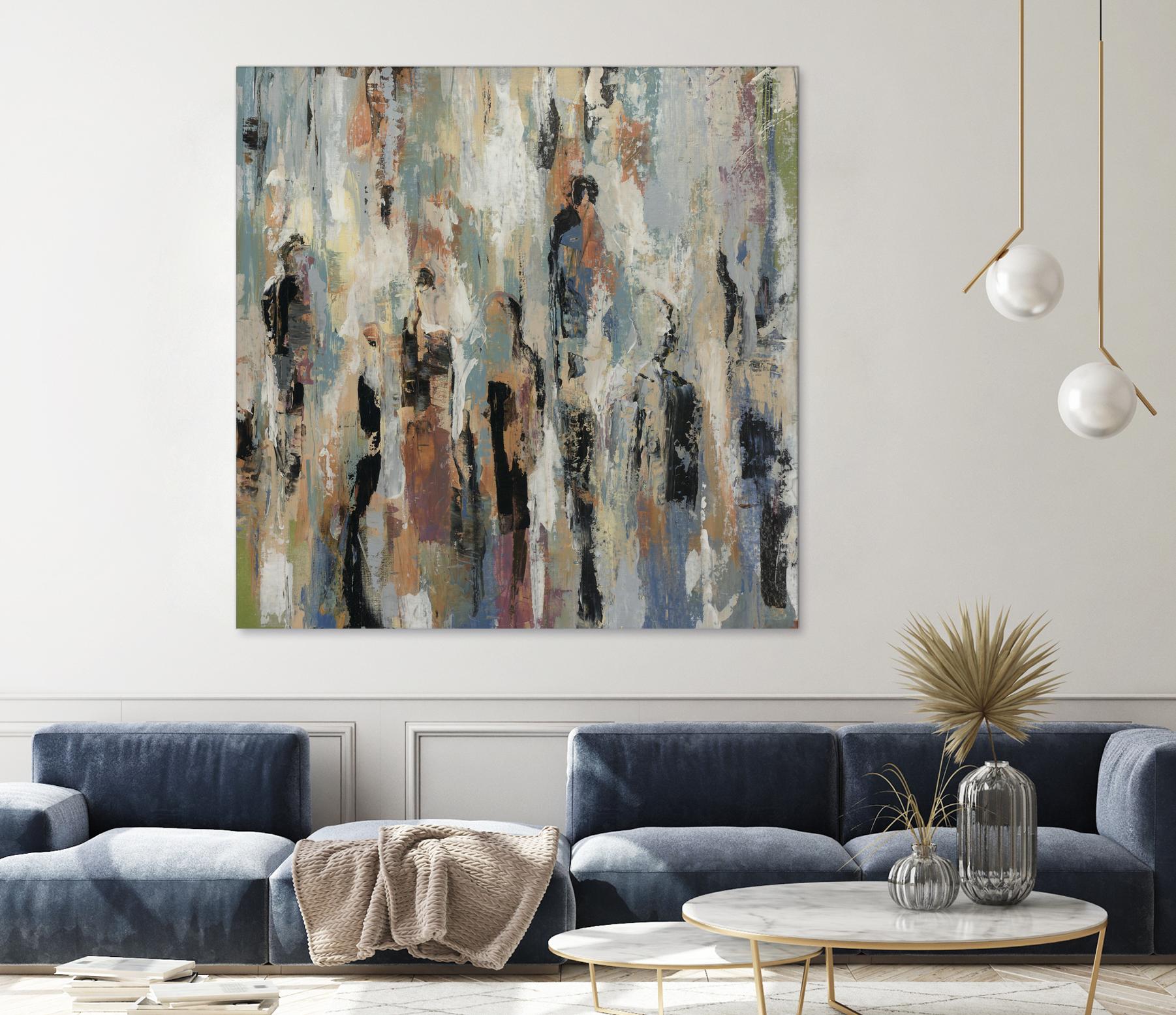 Its Five Oclock by Daleno Art on GIANT ART - green abstract