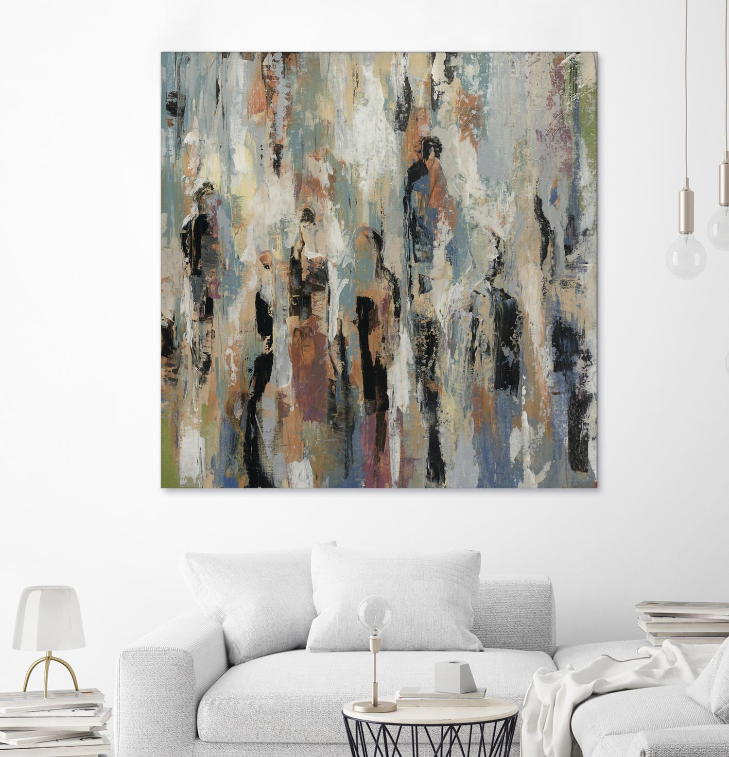 Its Five Oclock by Daleno Art on GIANT ART - green abstract