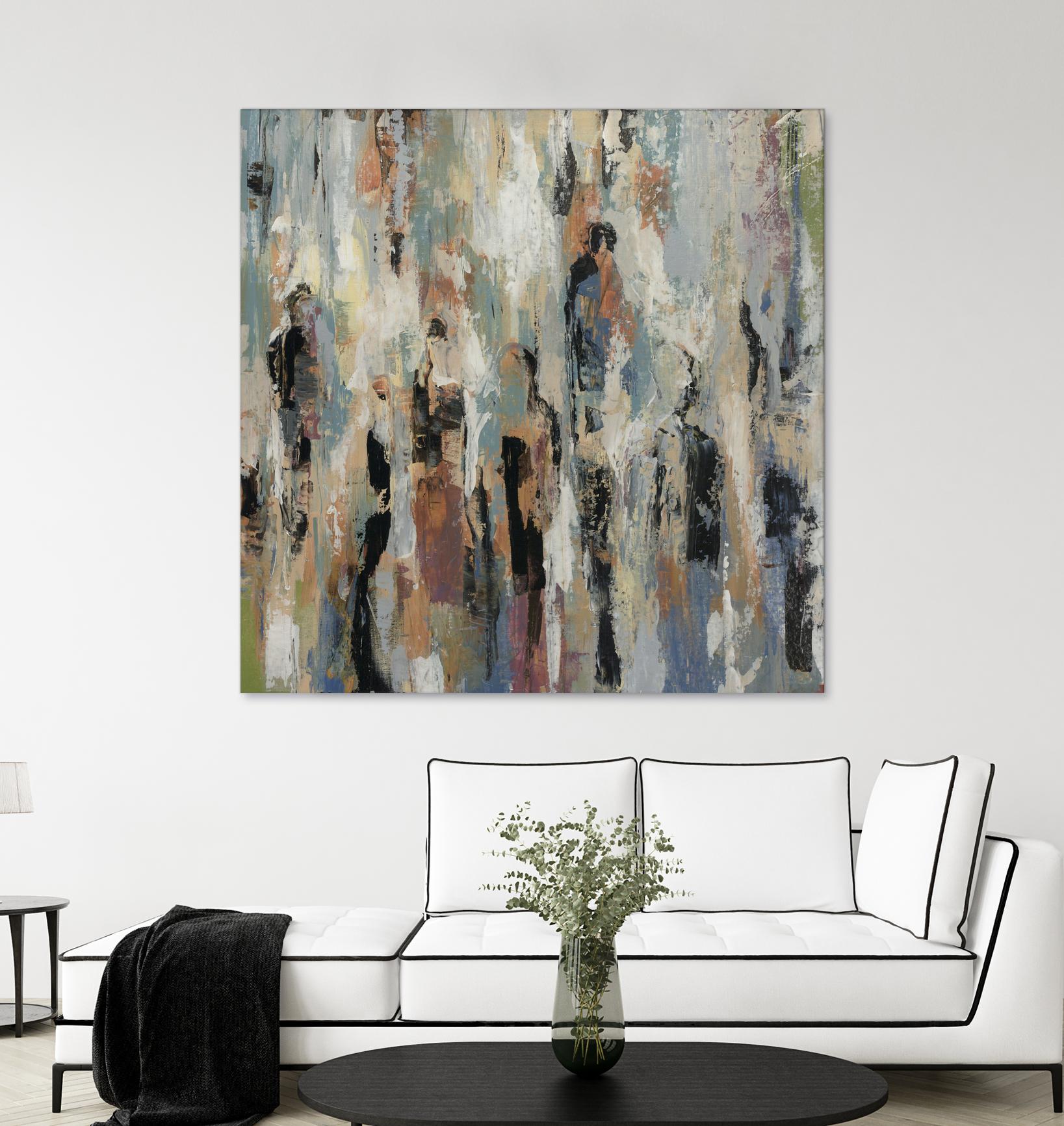 Its Five Oclock by Daleno Art on GIANT ART - green abstract