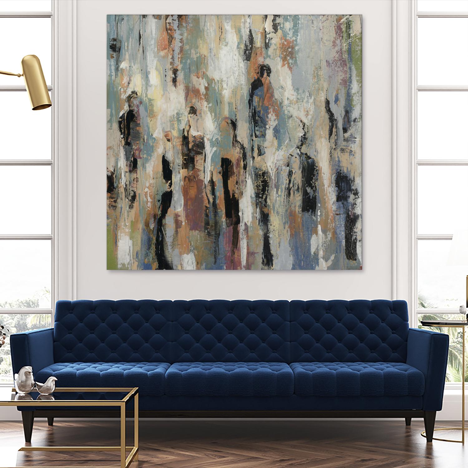 Its Five Oclock by Daleno Art on GIANT ART - green abstract