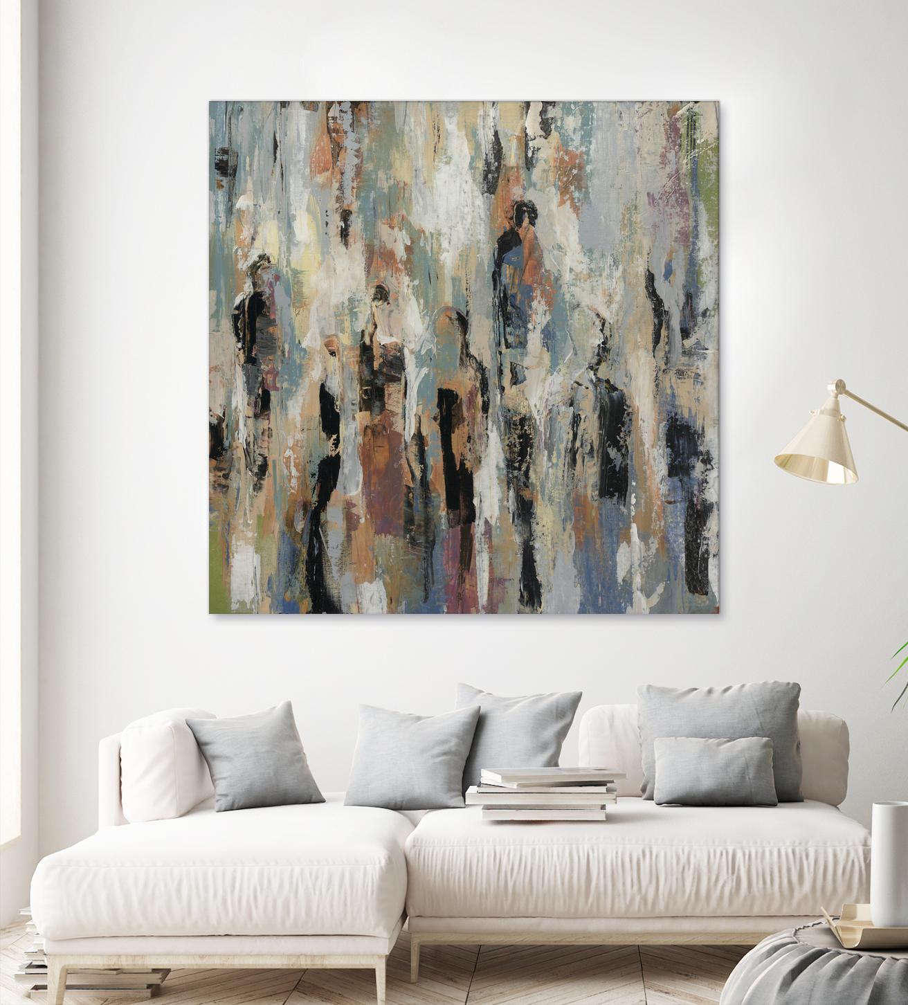 Its Five Oclock by Daleno Art on GIANT ART - green abstract
