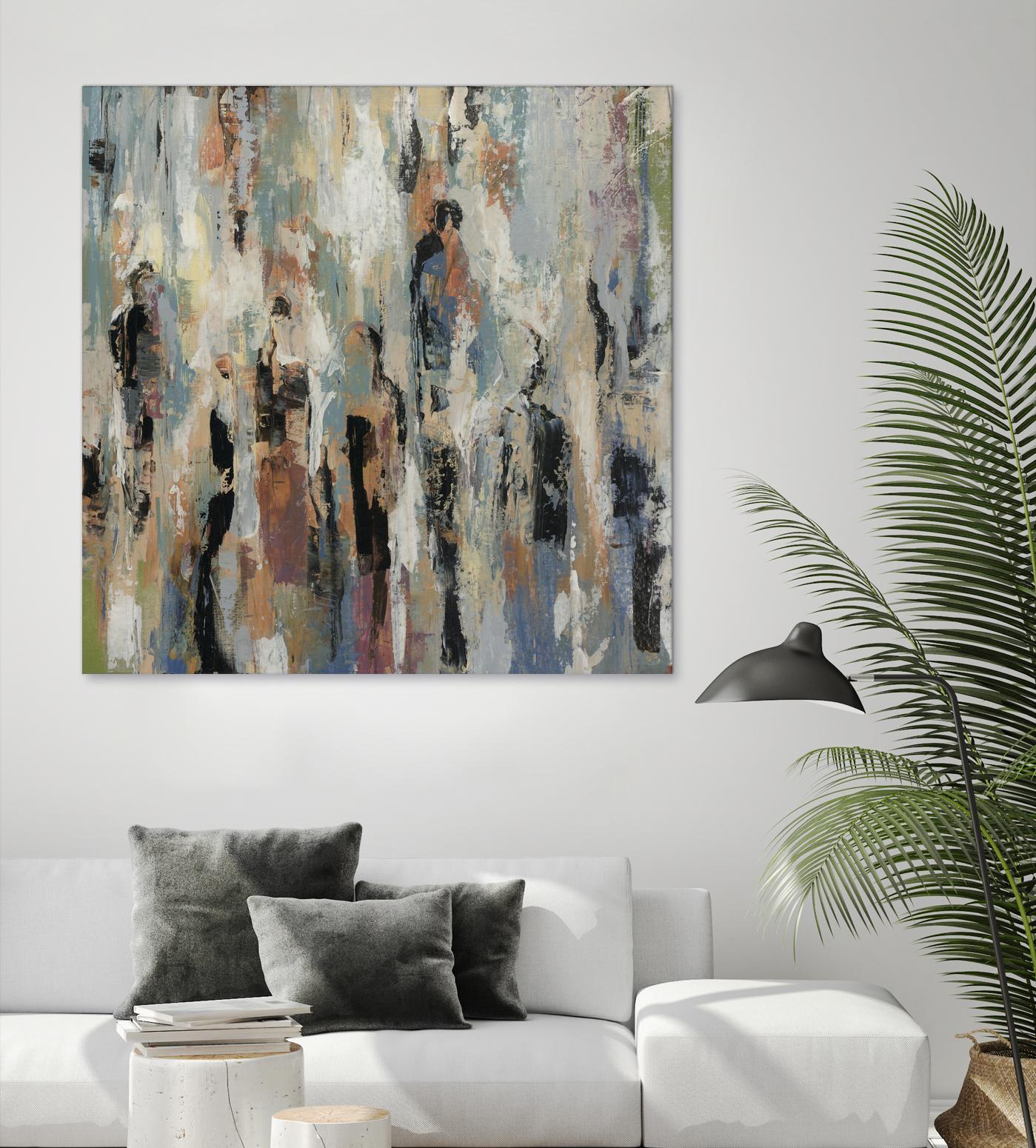 Its Five Oclock by Daleno Art on GIANT ART - green abstract