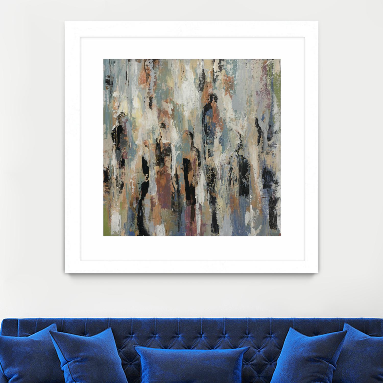 Its Five Oclock by Daleno Art on GIANT ART - green abstract