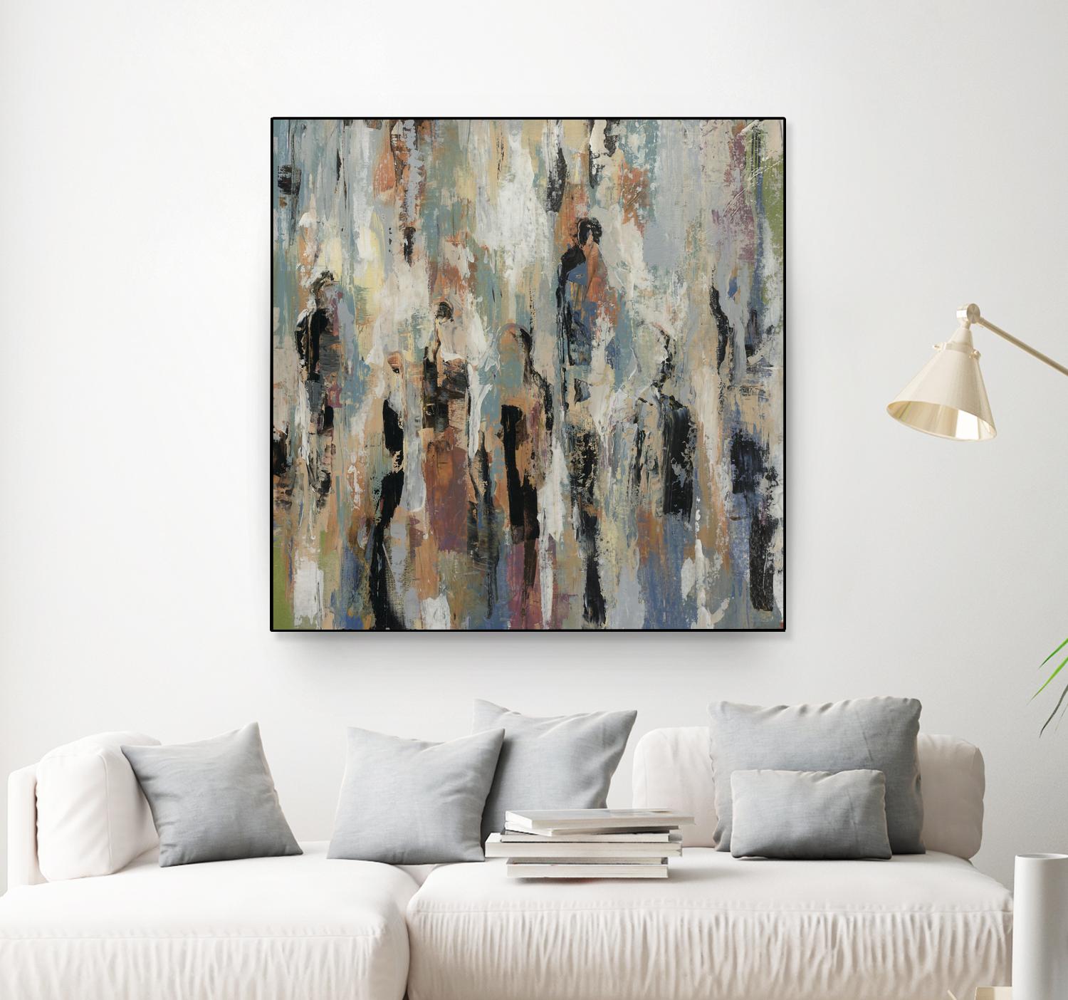 Its Five Oclock by Daleno Art on GIANT ART - green abstract