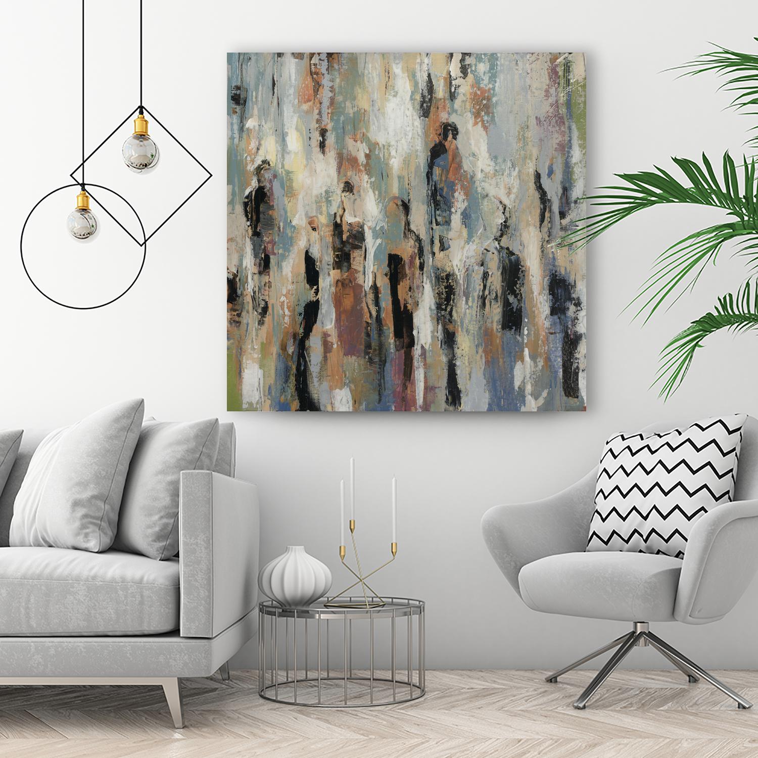 Its Five Oclock by Daleno Art on GIANT ART - green abstract