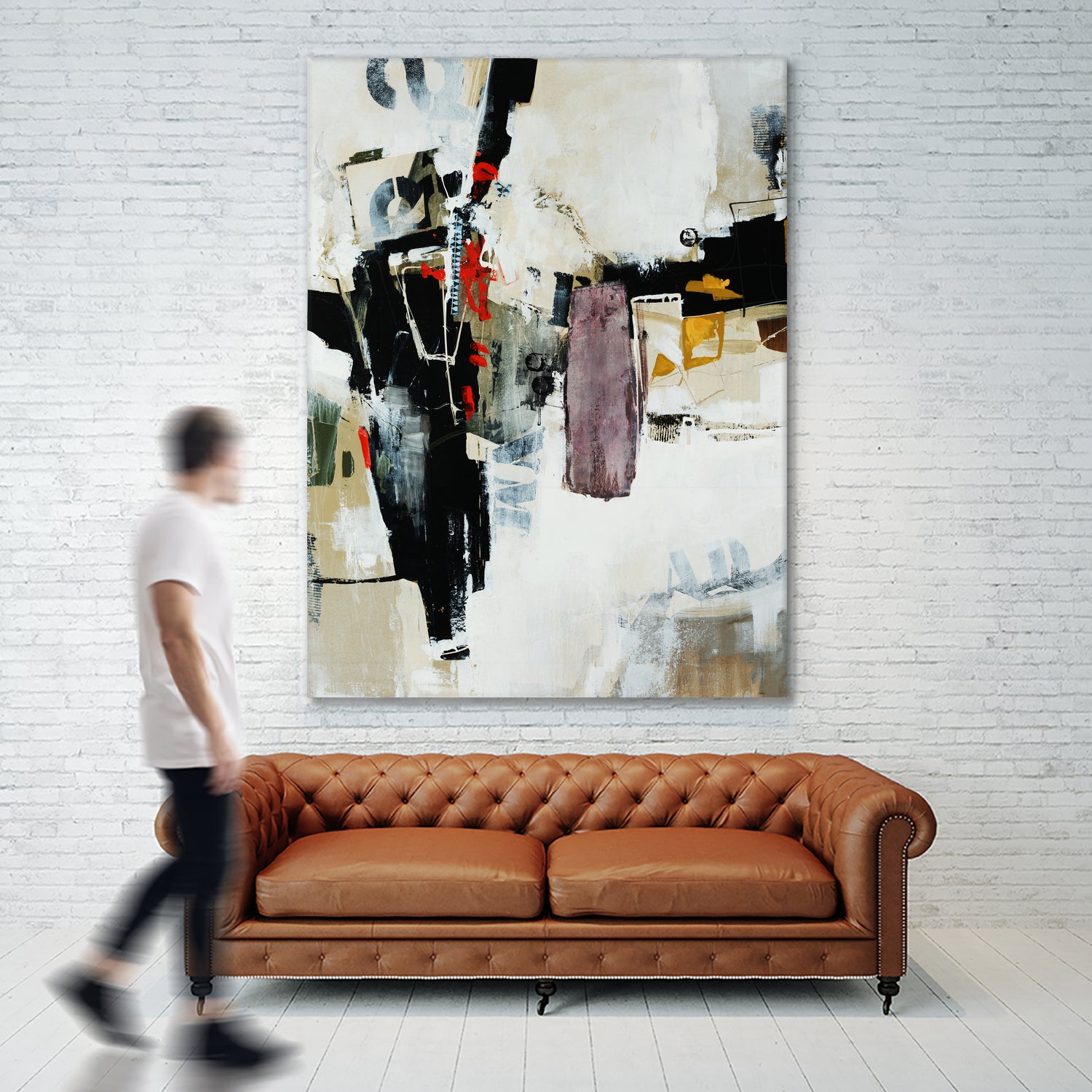 Battlefield by Daleno Art on GIANT ART - red abstract