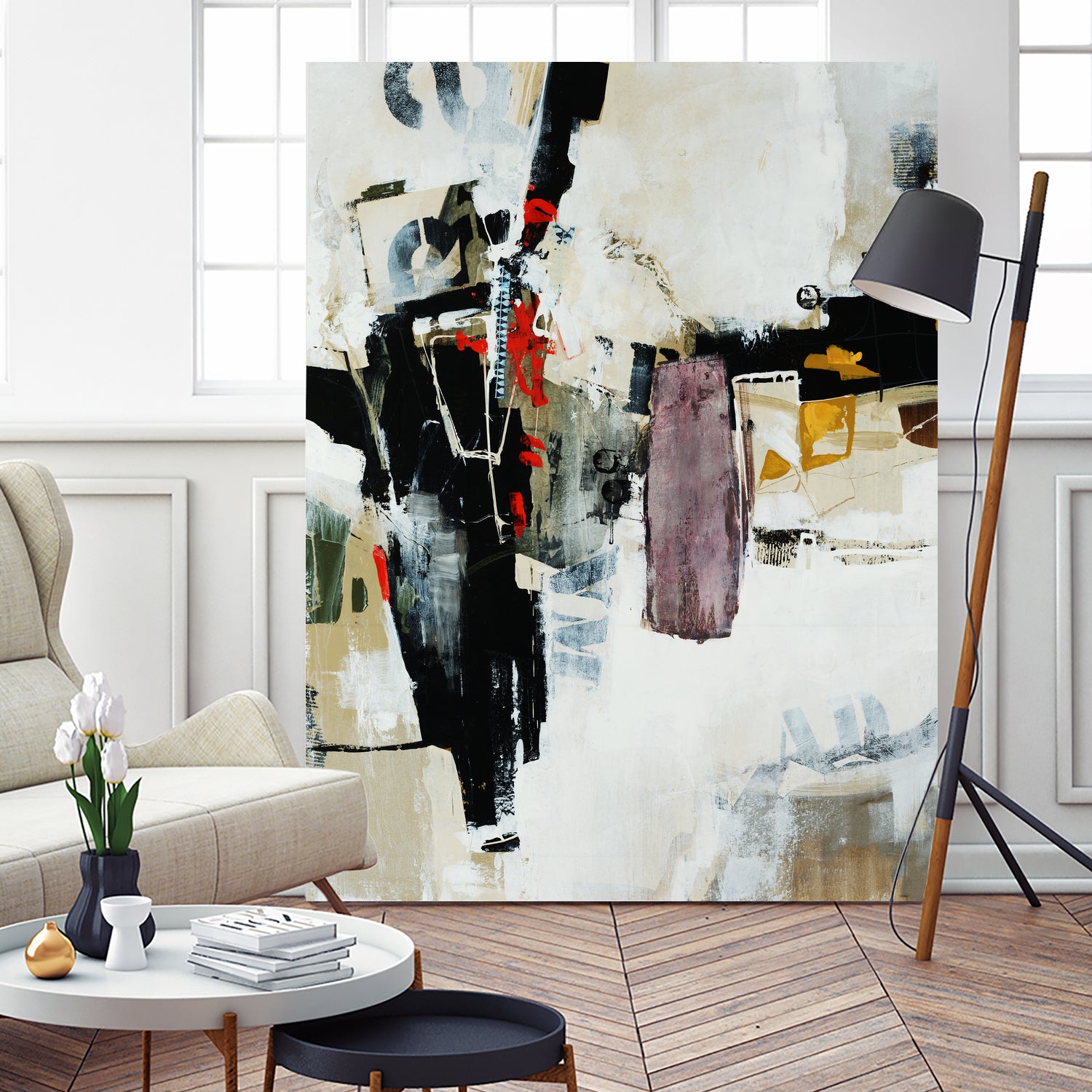 Battlefield by Daleno Art on GIANT ART - red abstract