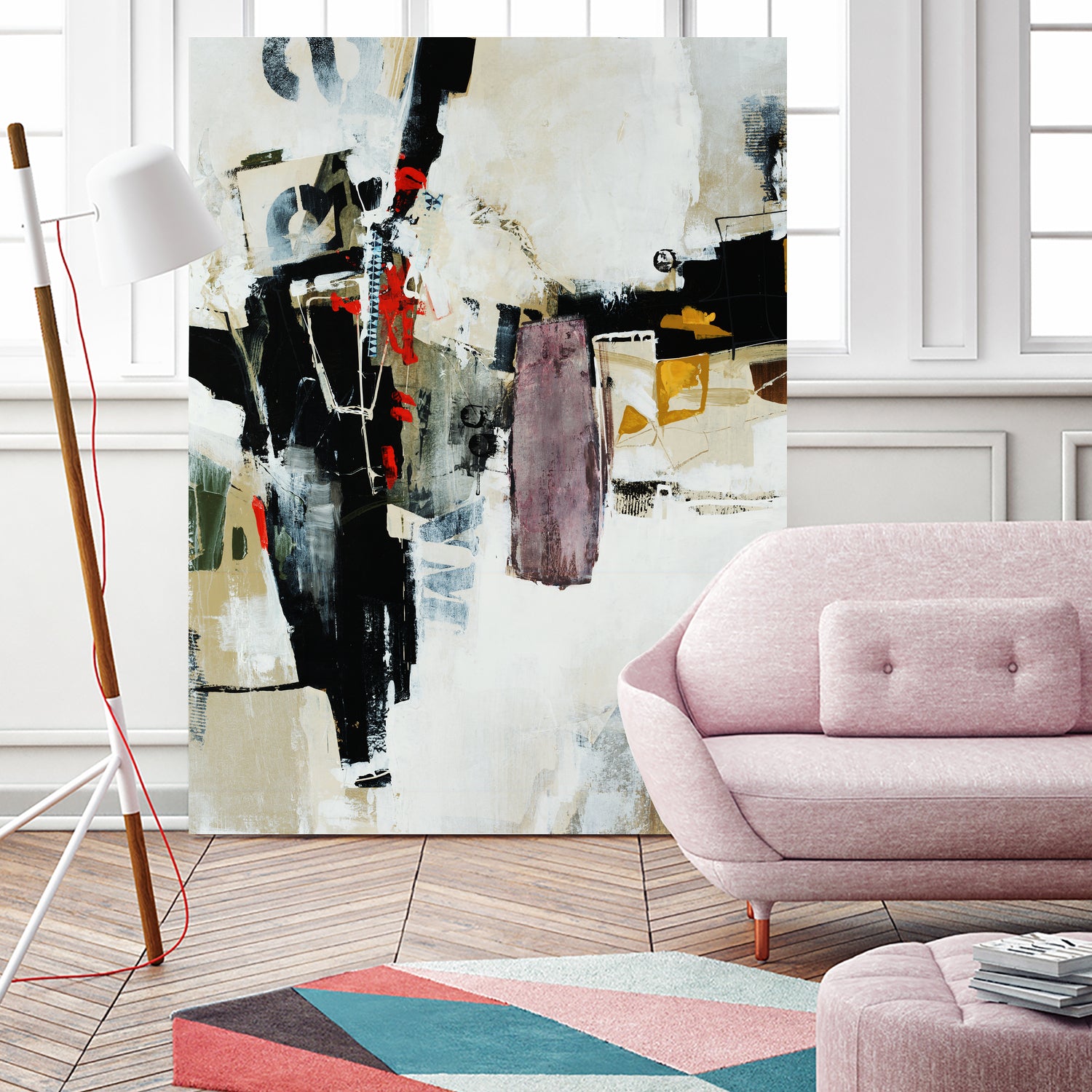 Battlefield by Daleno Art on GIANT ART - red abstract