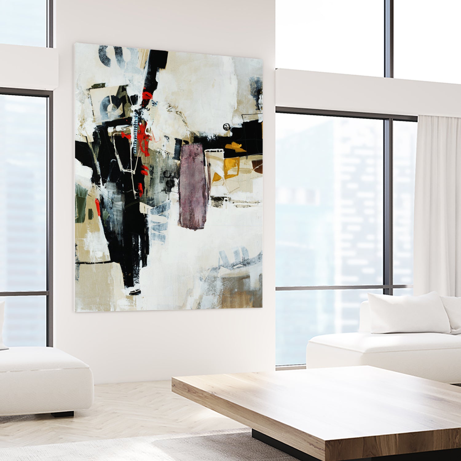 Battlefield by Daleno Art on GIANT ART - red abstract