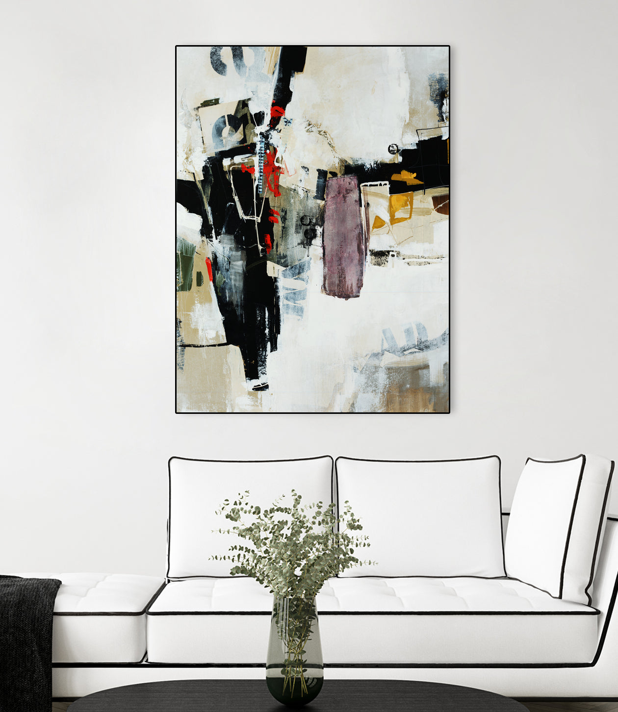 Battlefield by Daleno Art on GIANT ART - red abstract