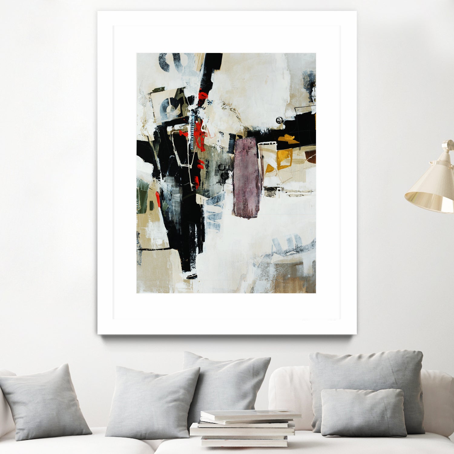 Battlefield by Daleno Art on GIANT ART - red abstract