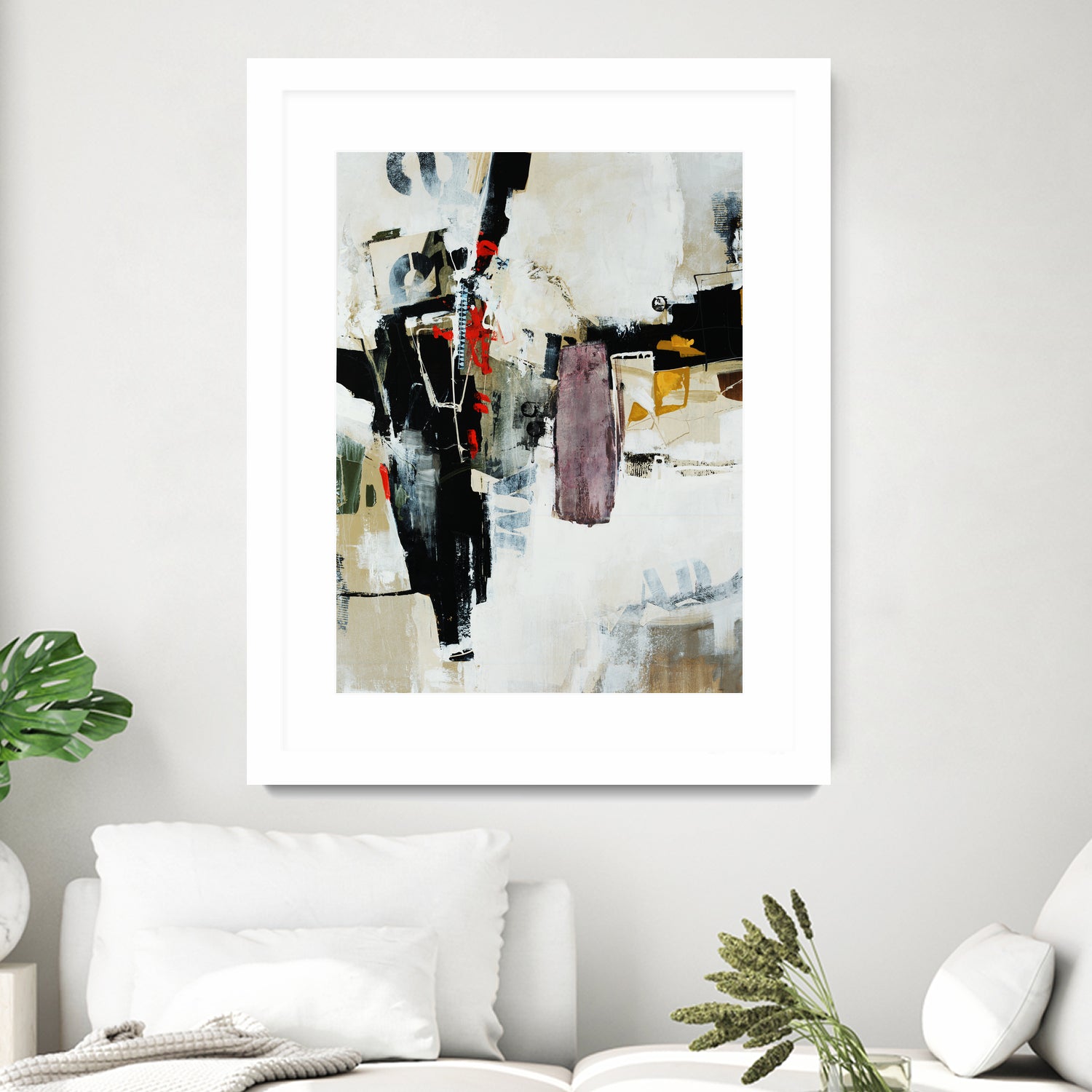 Battlefield by Daleno Art on GIANT ART - red abstract