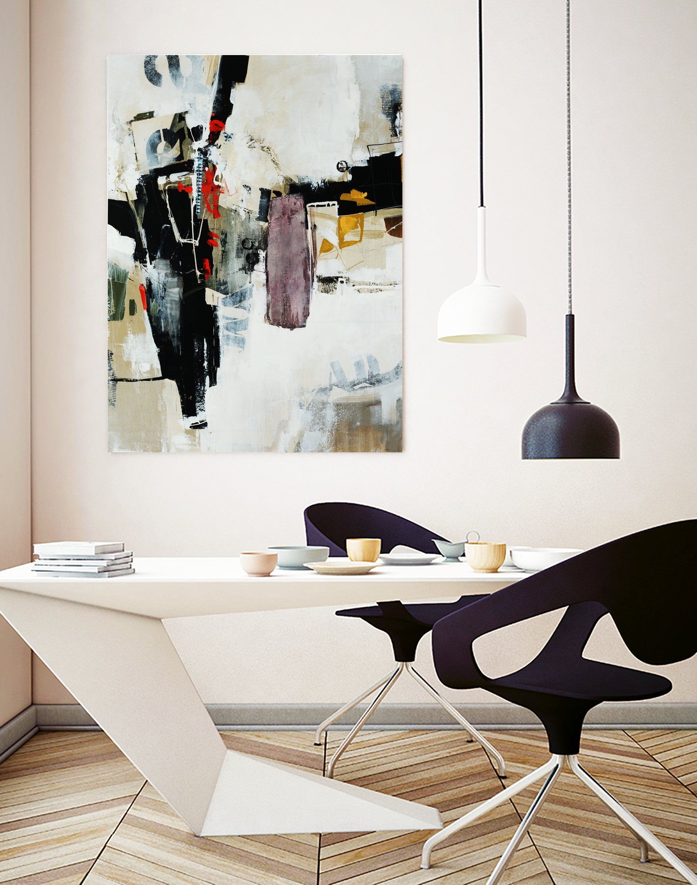 Battlefield by Daleno Art on GIANT ART - red abstract