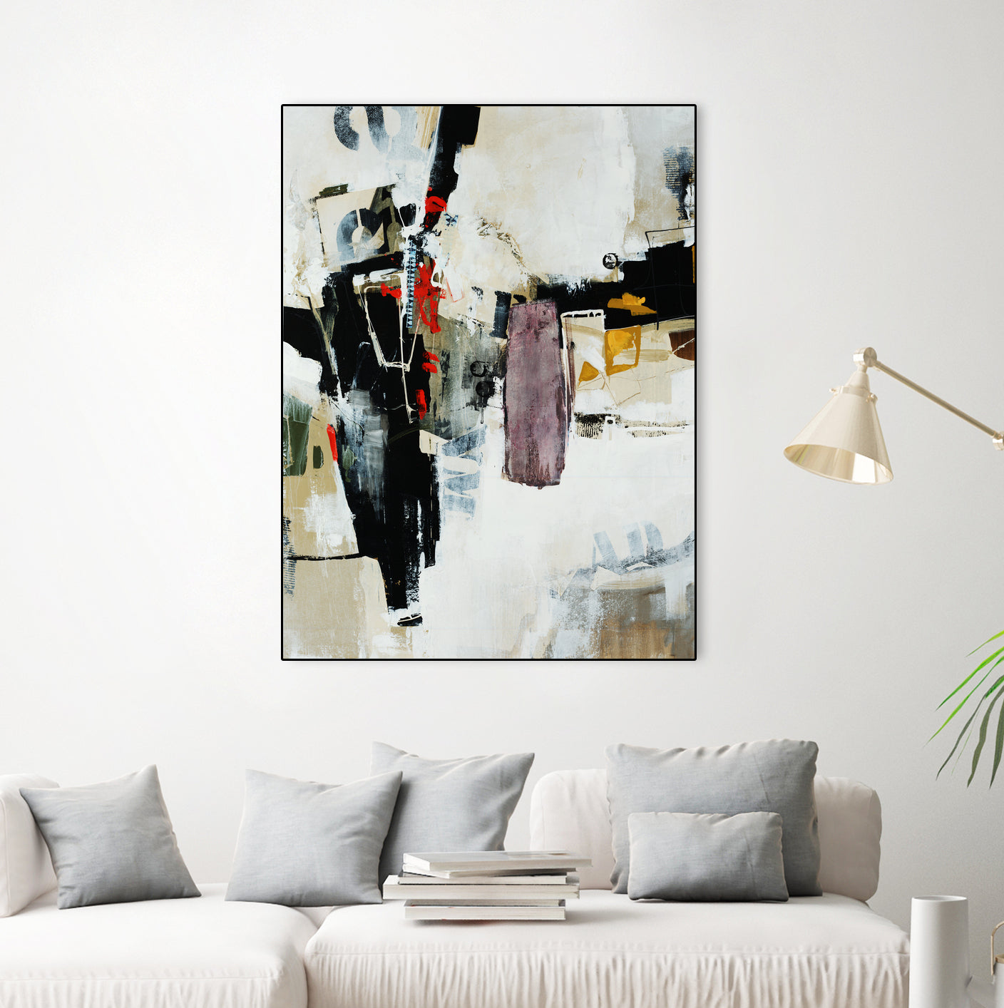 Battlefield by Daleno Art on GIANT ART - red abstract