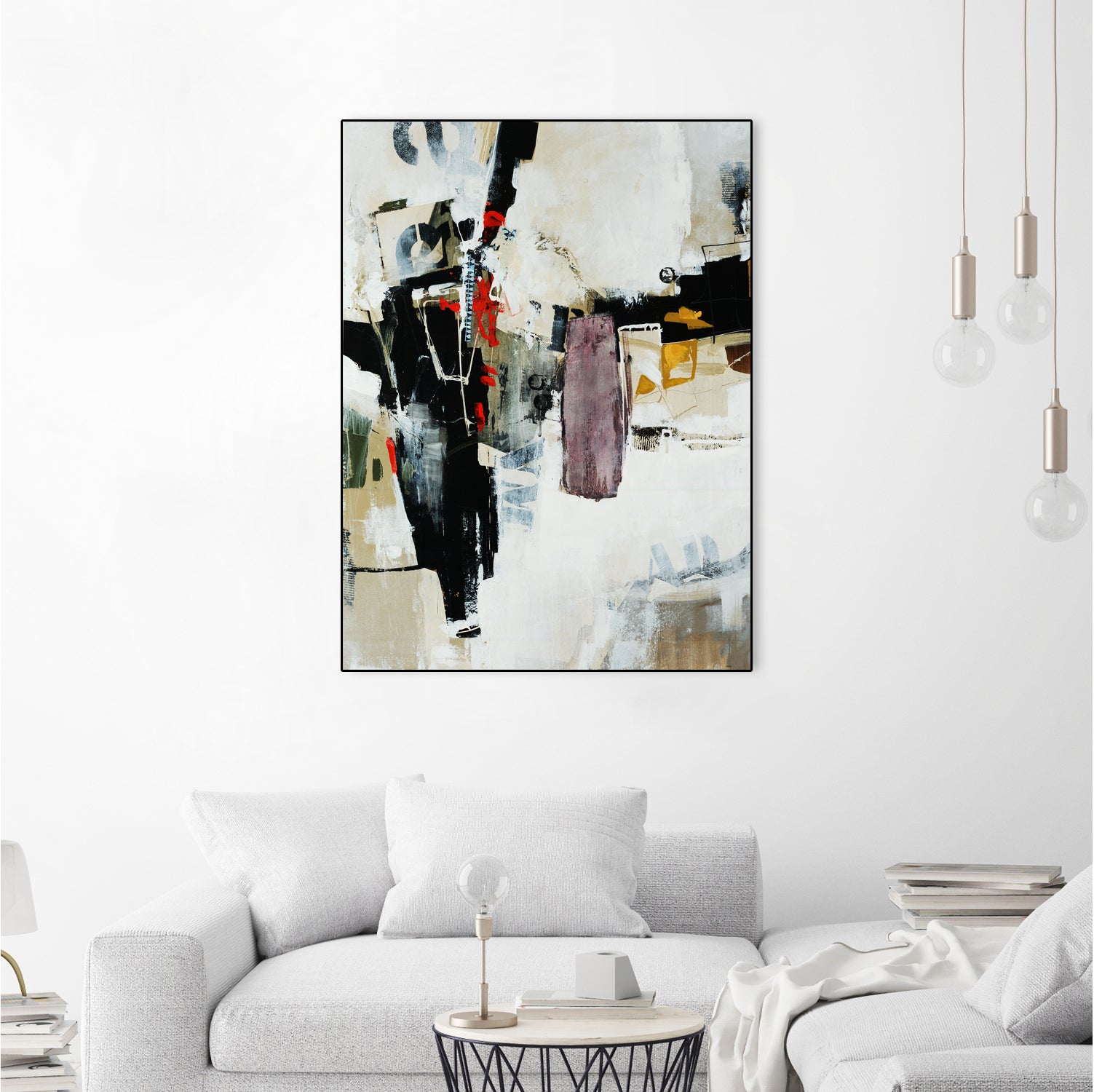 Battlefield by Daleno Art on GIANT ART - red abstract