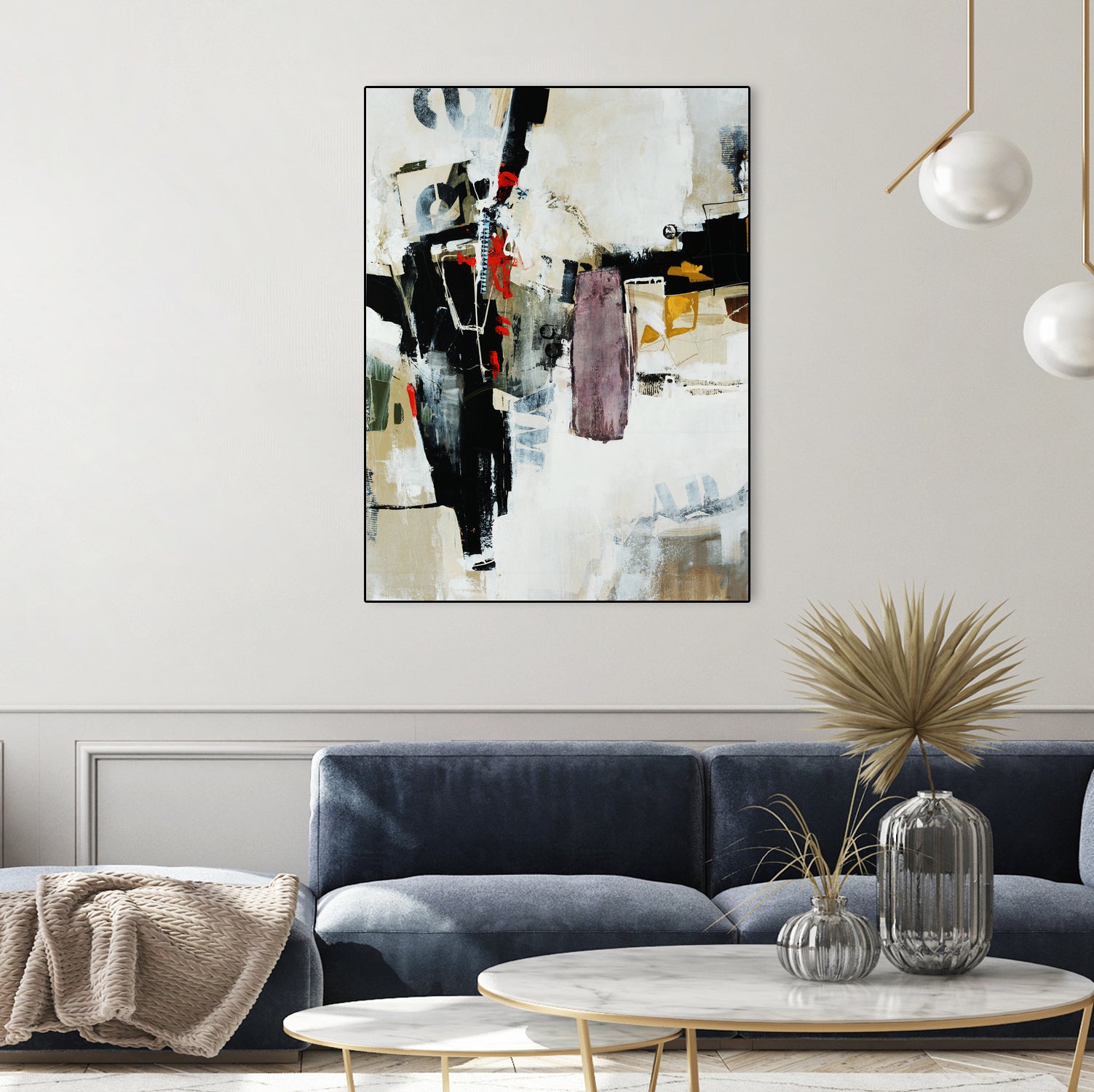 Battlefield by Daleno Art on GIANT ART - red abstract