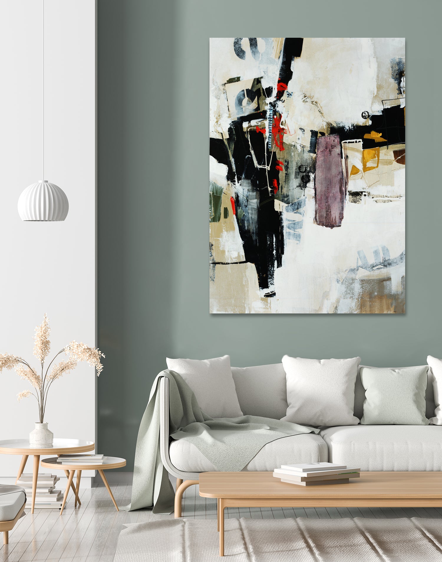 Battlefield by Daleno Art on GIANT ART - red abstract