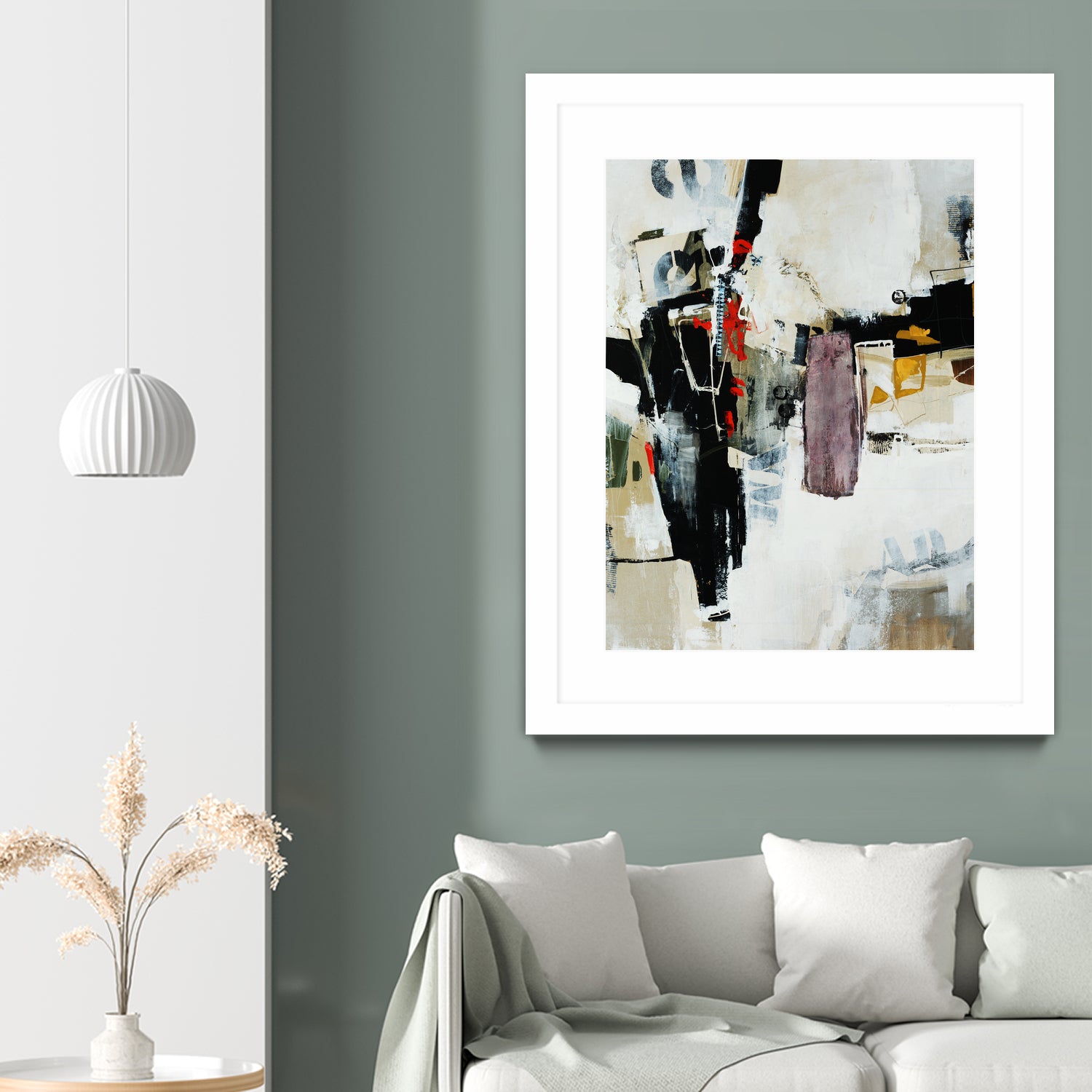 Battlefield by Daleno Art on GIANT ART - red abstract