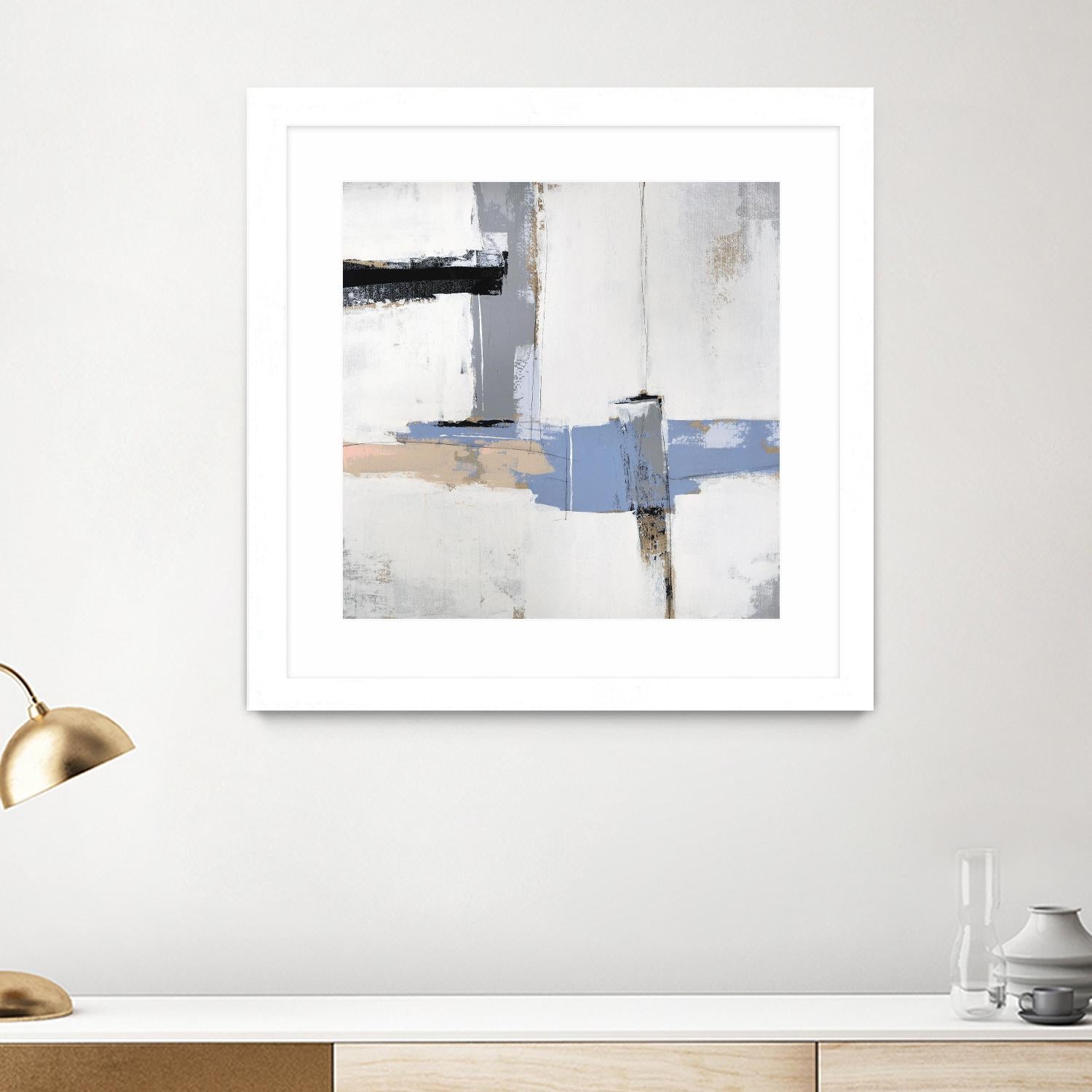 Broken Edges I by Daleno Art on GIANT ART - gold abstract abstrait