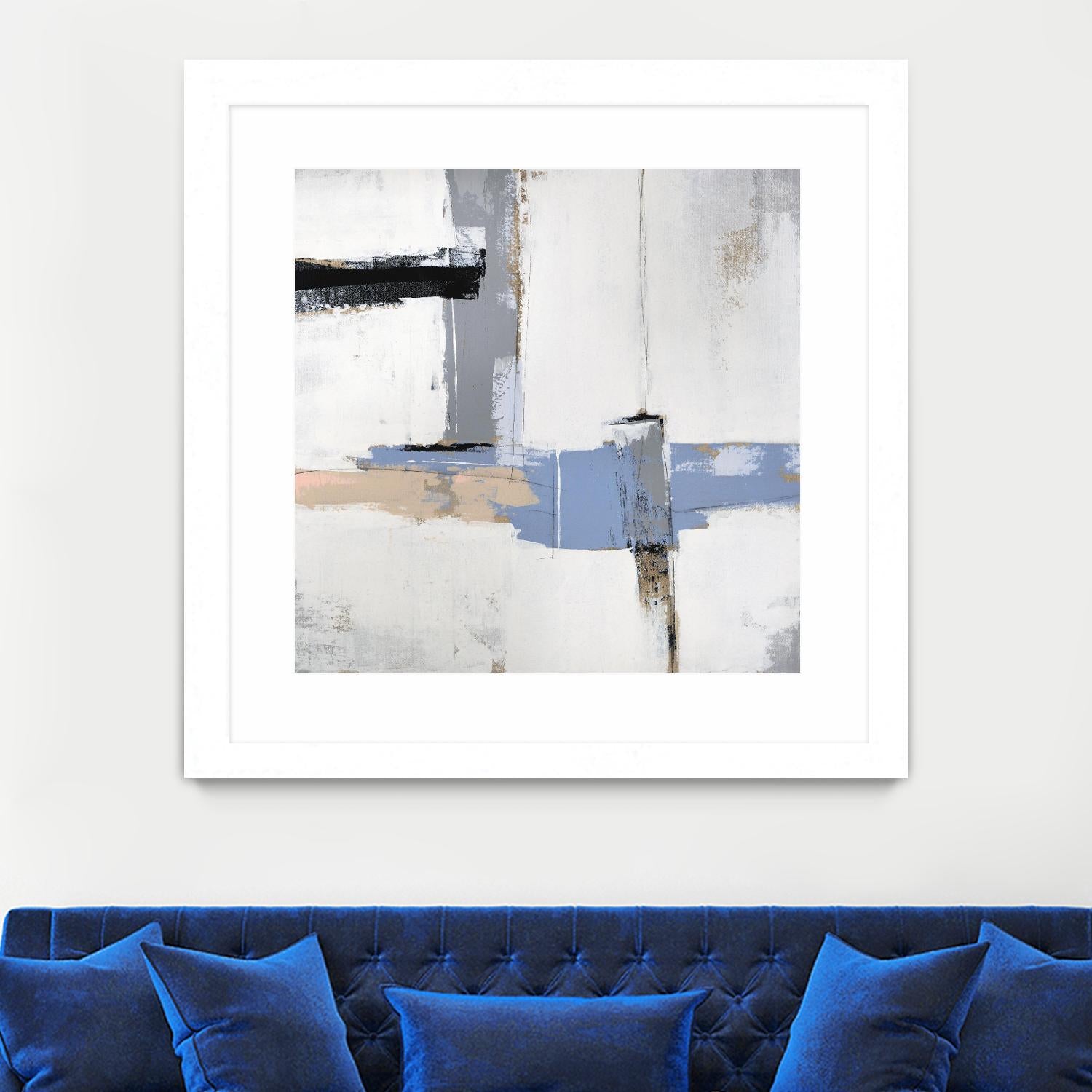 Broken Edges I by Daleno Art on GIANT ART - gold abstract abstrait